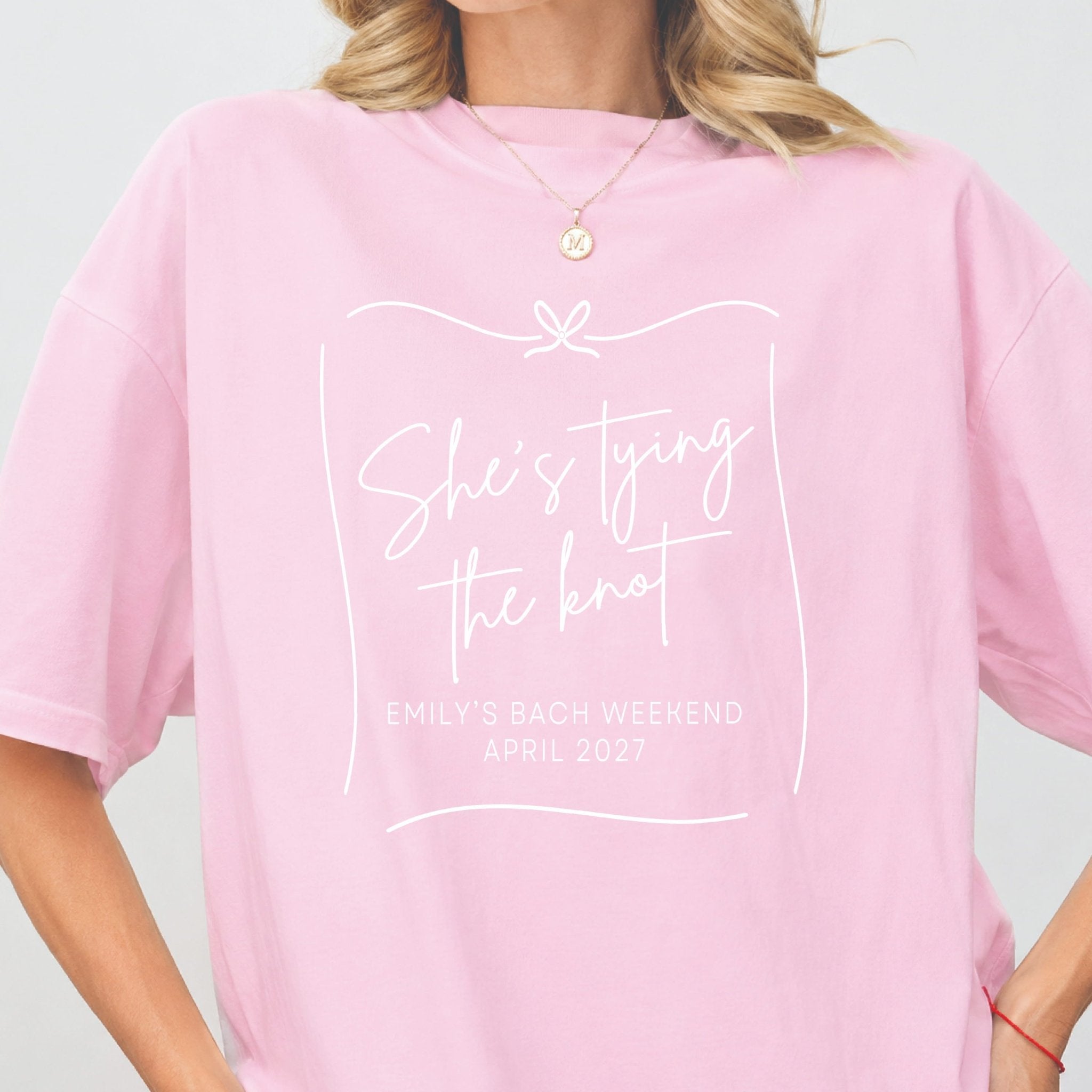 She's Tying the Knot Bachelorette T-Shirt