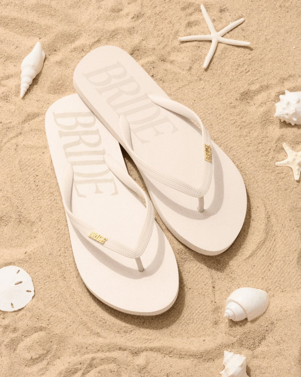 Bride Flip Flops - rubber flip flops