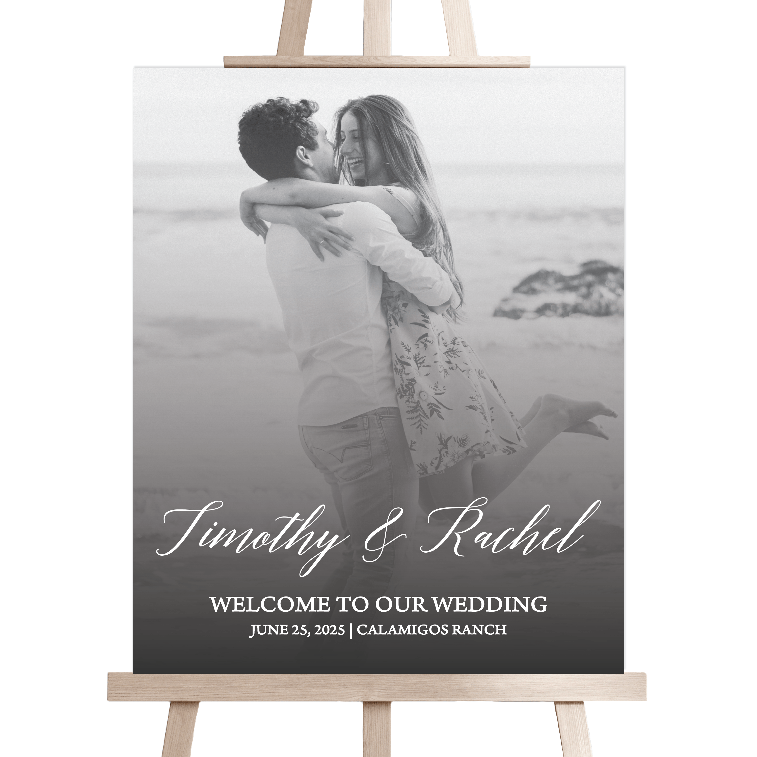 Welcome to our Wedding Photo Sign - Welcome Sign