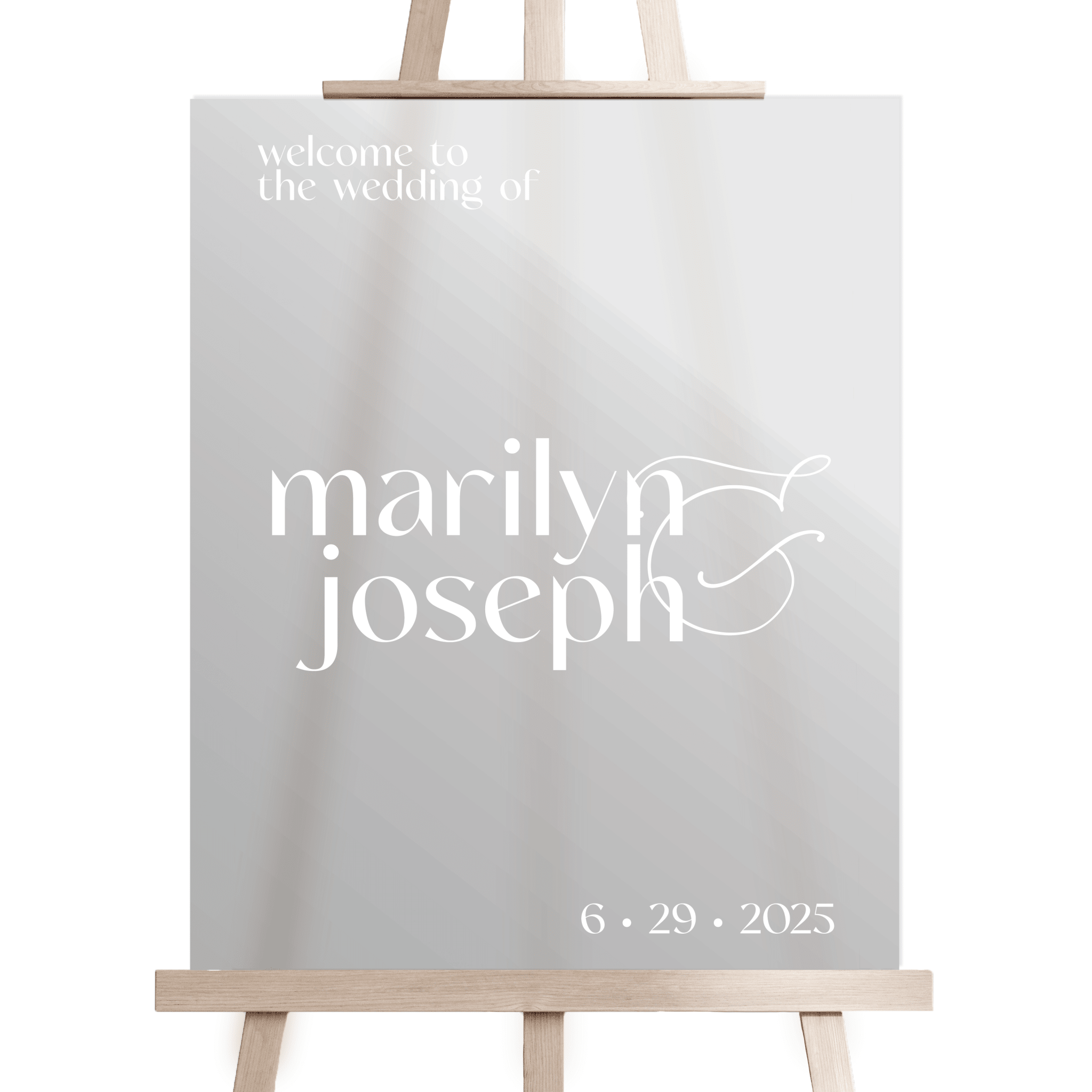 Personalized Wedding Welcome Sign - Welcome Sign