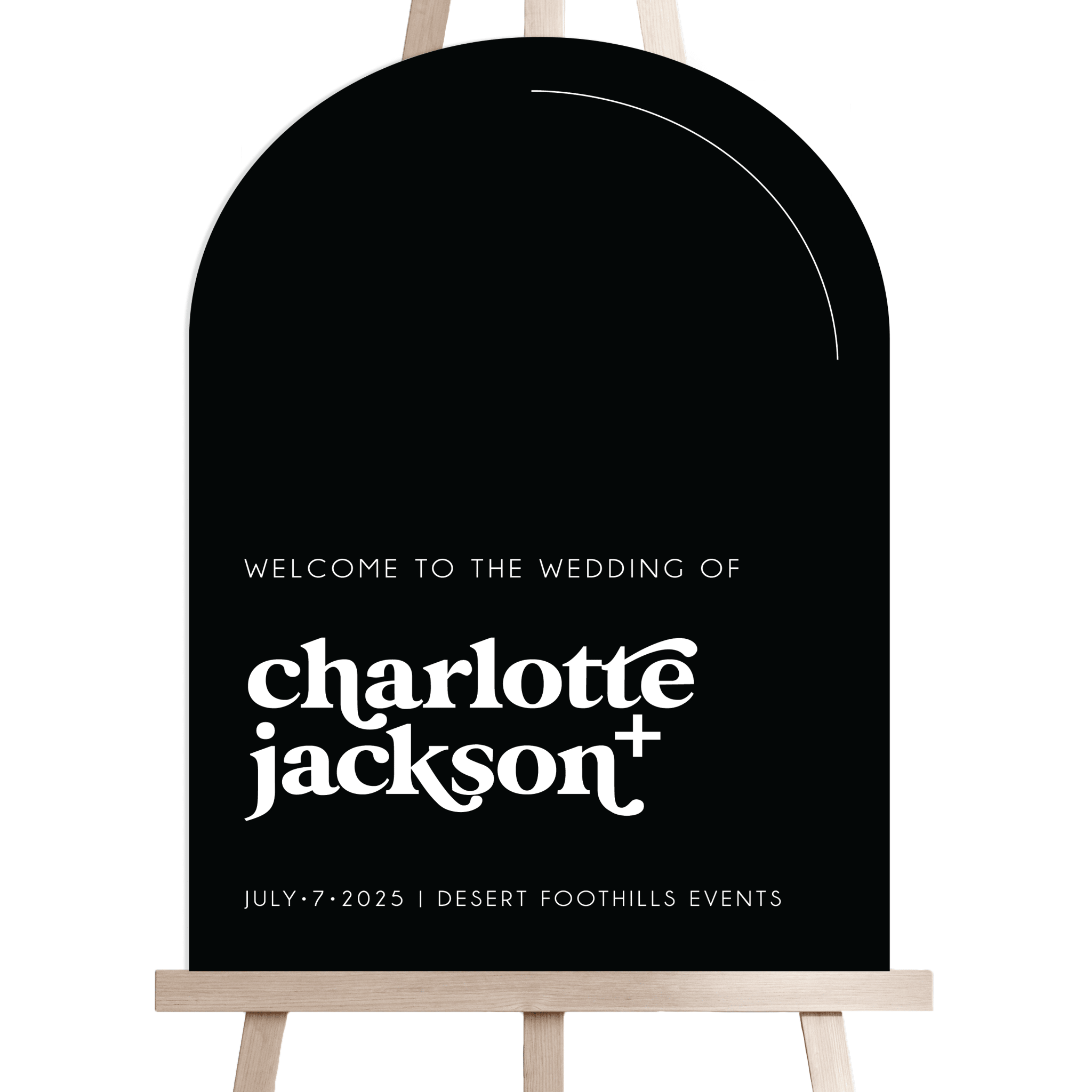 Modern Welcome Wedding Sign - Welcome Sign