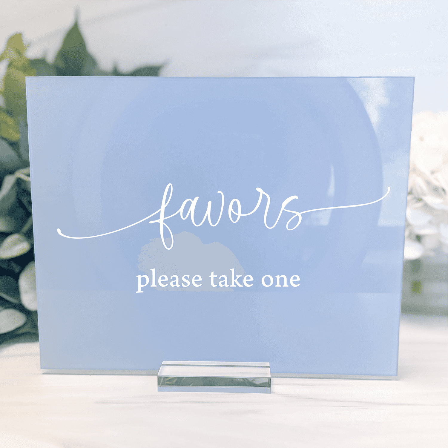 Favors Acrylic Wedding Sign