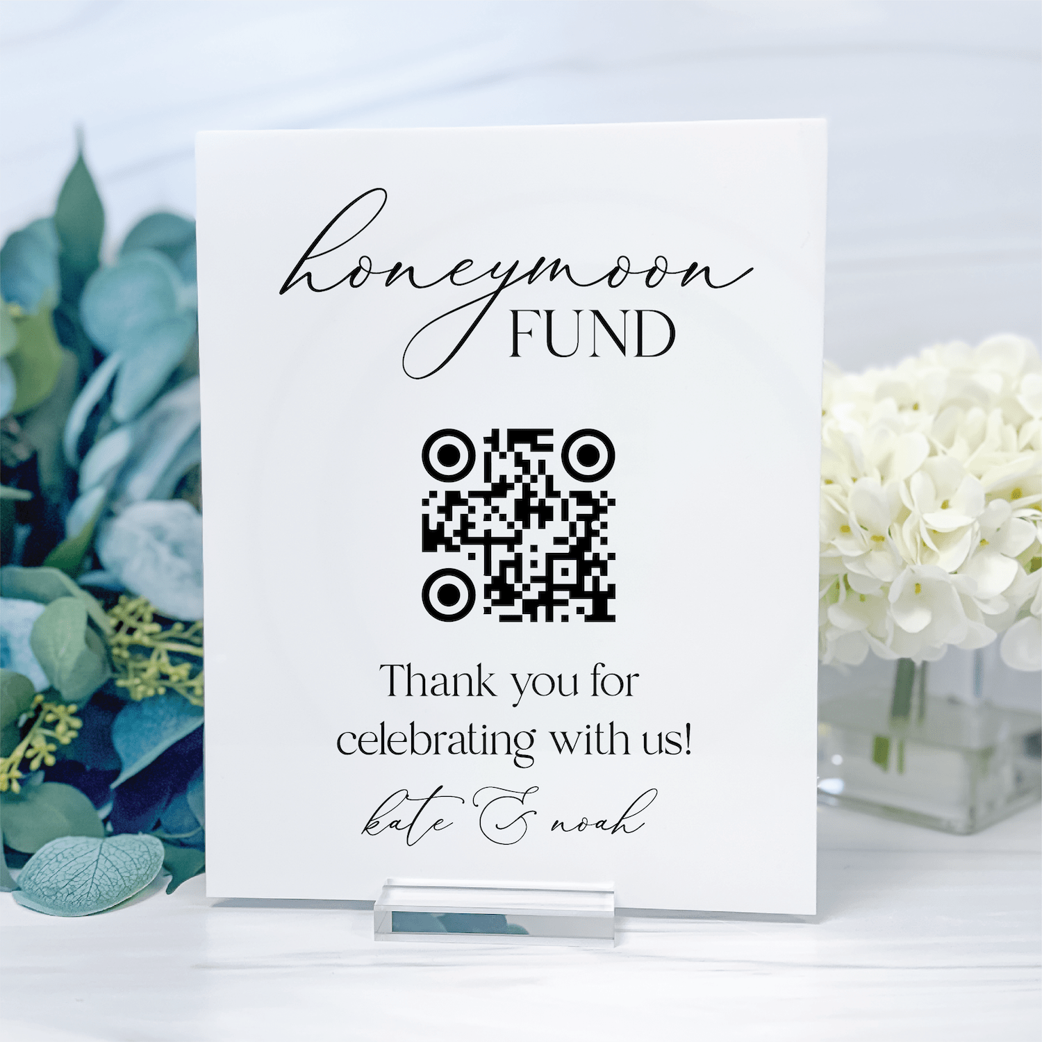 Honeymoon Fund Wedding Sign