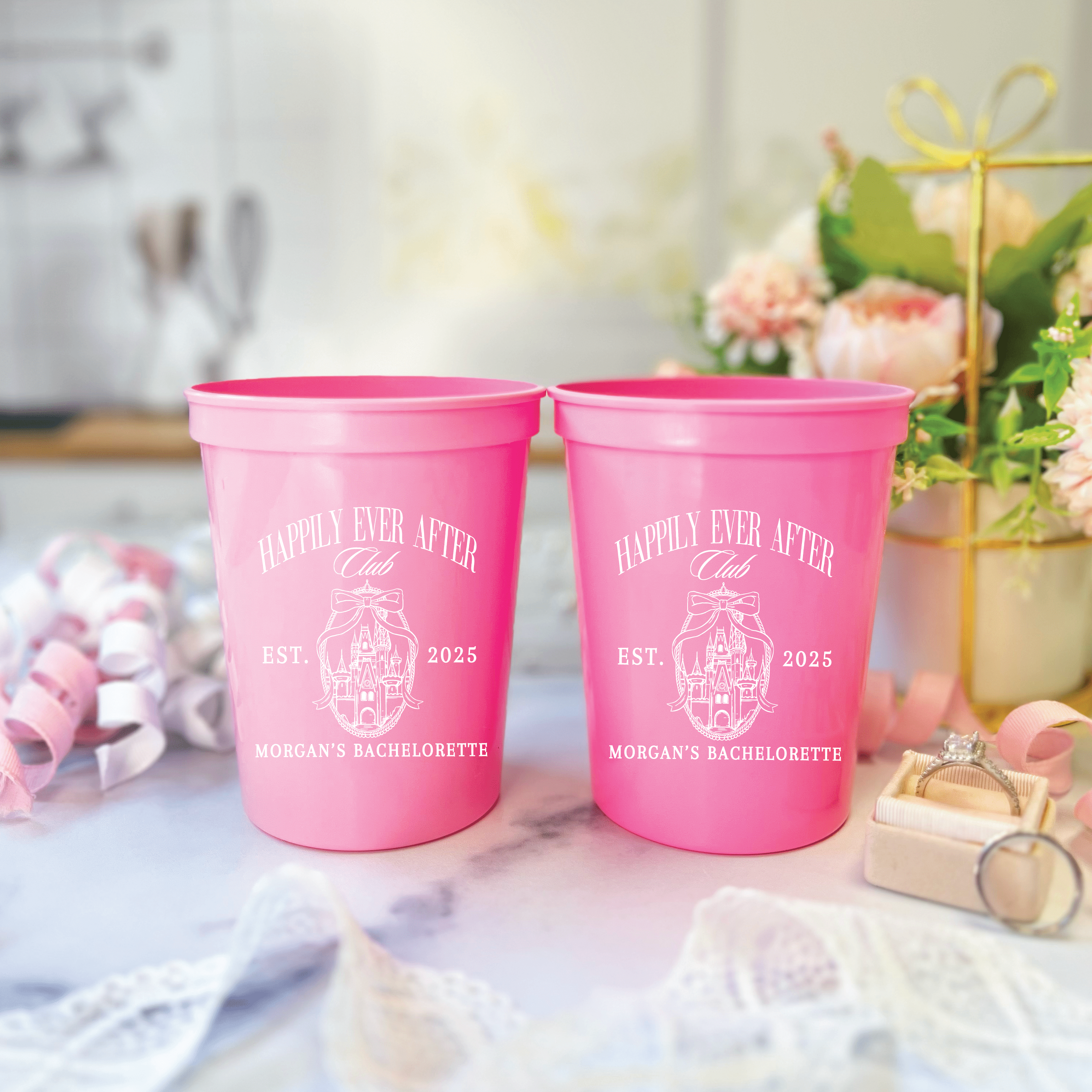Happily Ever After Club Bachelorette Stadium Cups - Cups - Stadium - Bachelorette