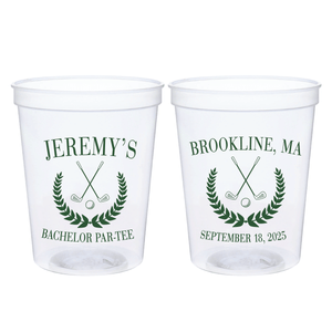Groom's Golf Par-Tee Bachelor Stadium Cups