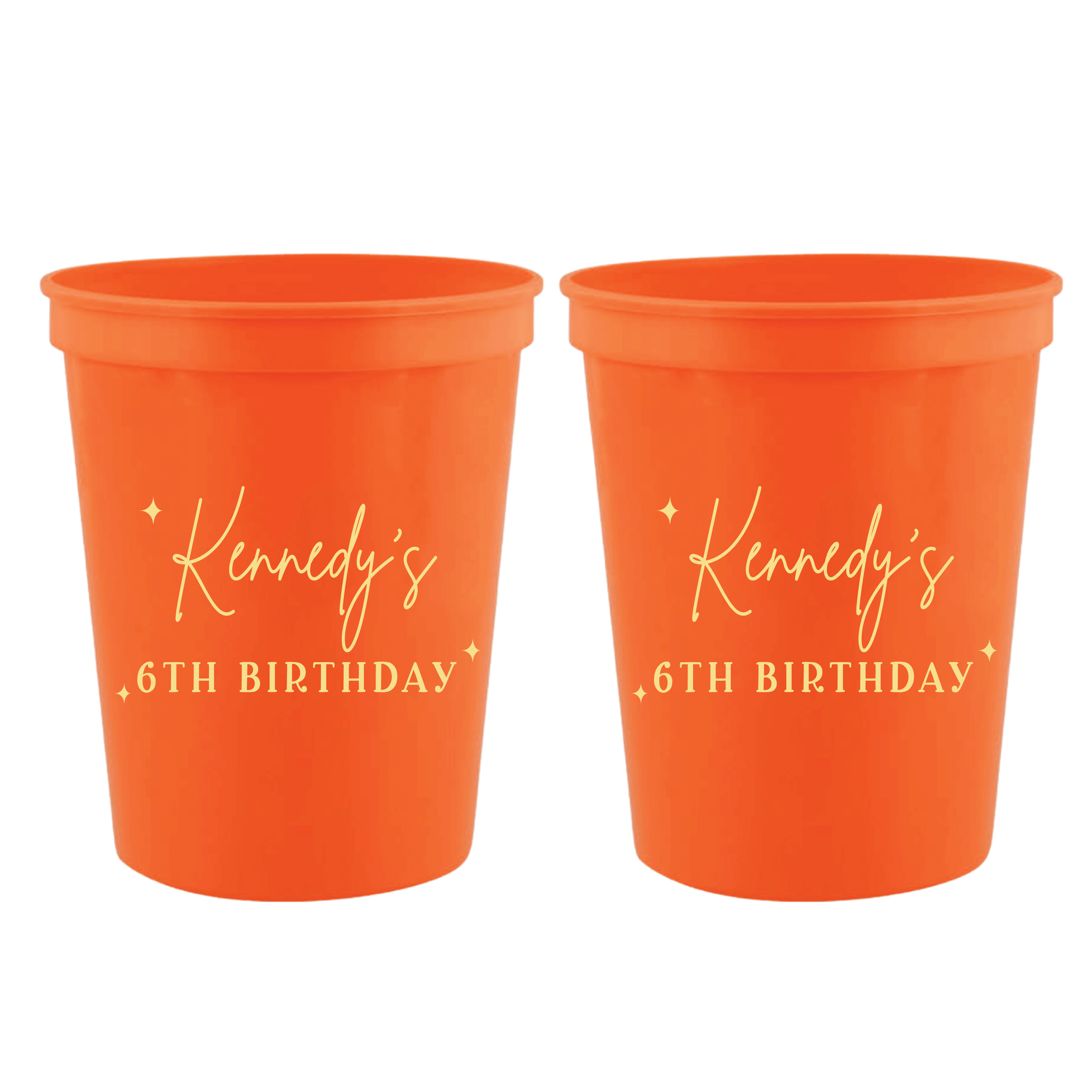 Sparkle and Shine Birthday Stadium Party Cups
