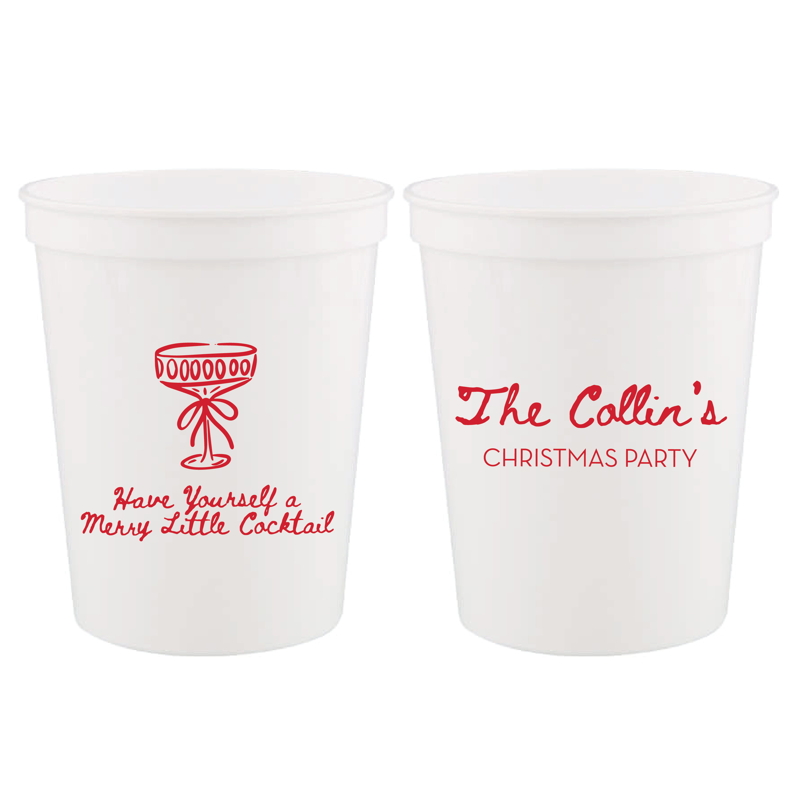 Have a Merry Little Cocktail Stadium Cups - Cup - Stadium