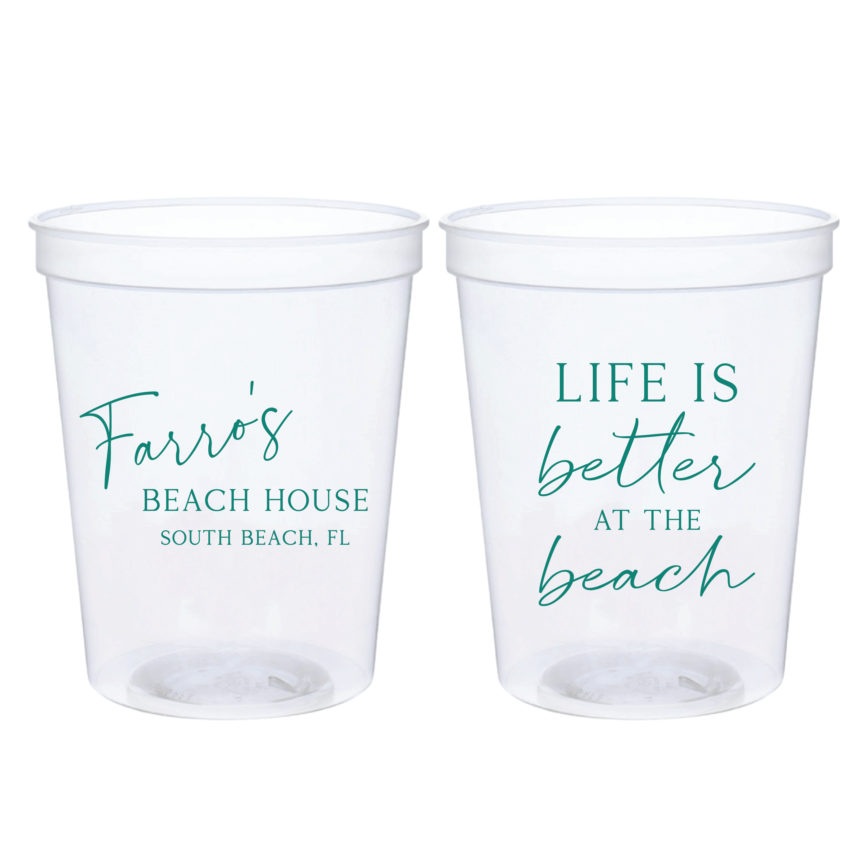 Life is Better At The Beach Stadium Cups