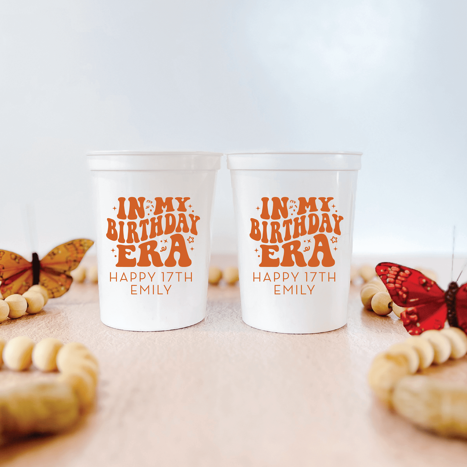 Birthday Era Stadium Party Cups