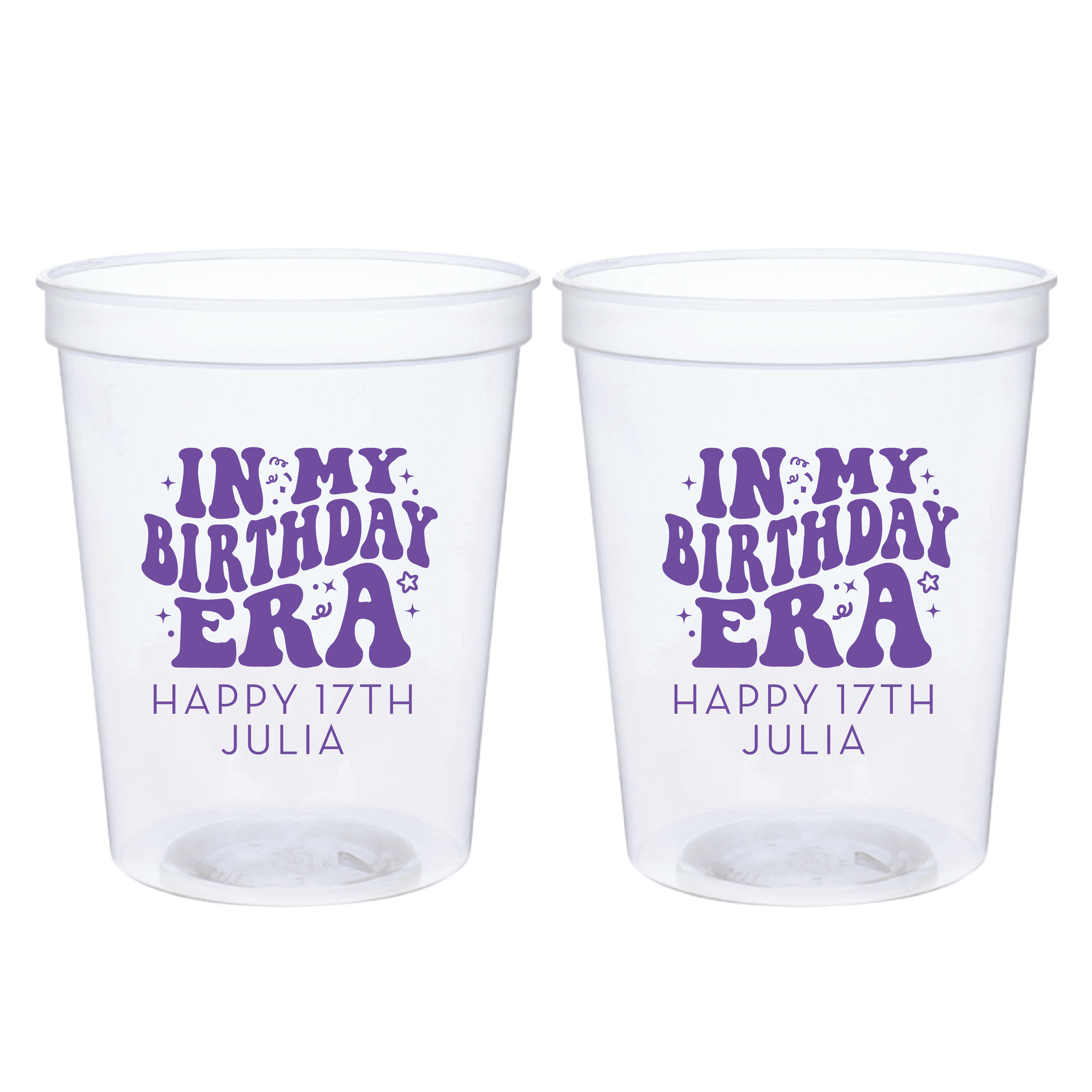 Birthday Era Stadium Party Cups