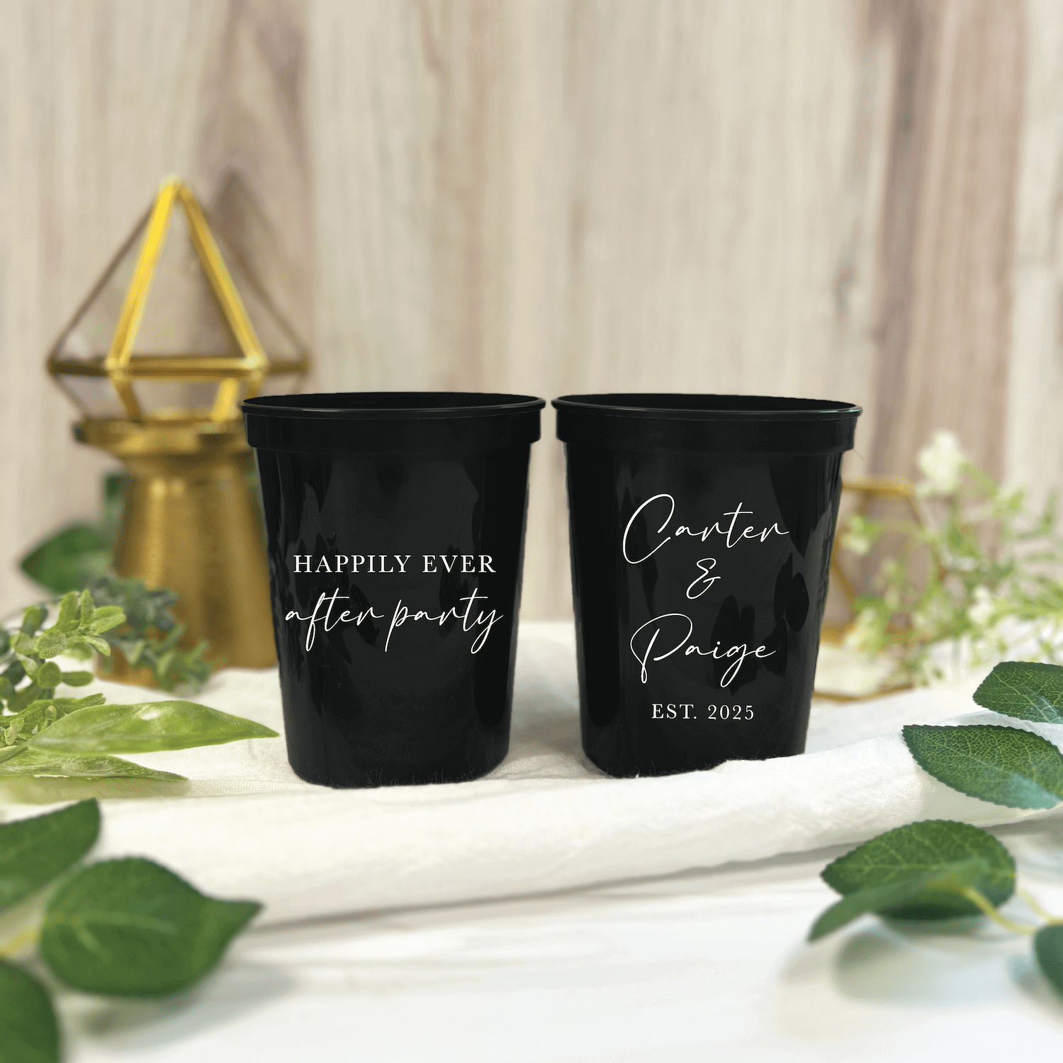 Happily Ever After Party Wedding Stadium Cups - Cup - Stadium