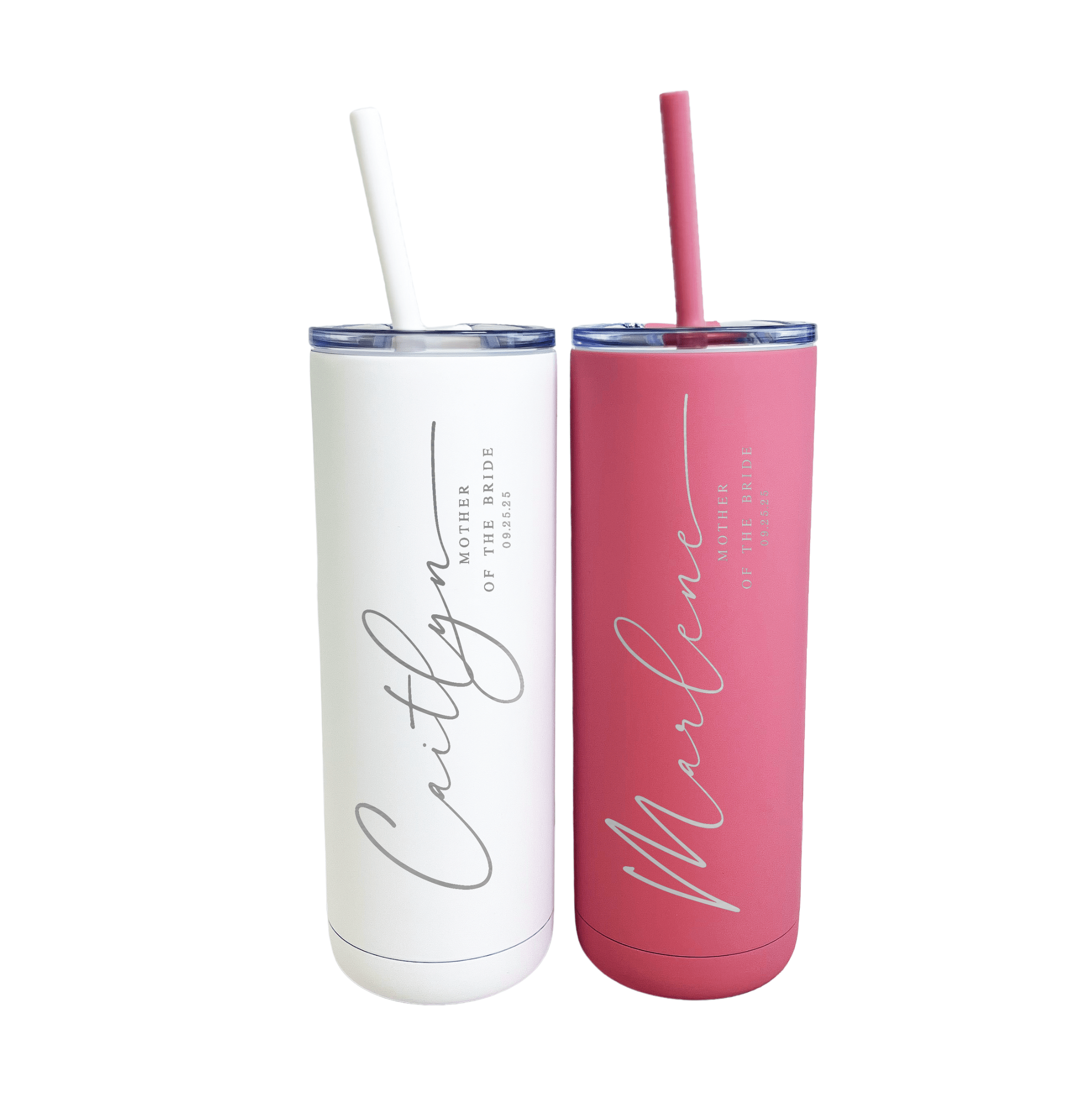First Name Mother Of The Bride / Groom Skinny Tumblers - Skinny Tumbler