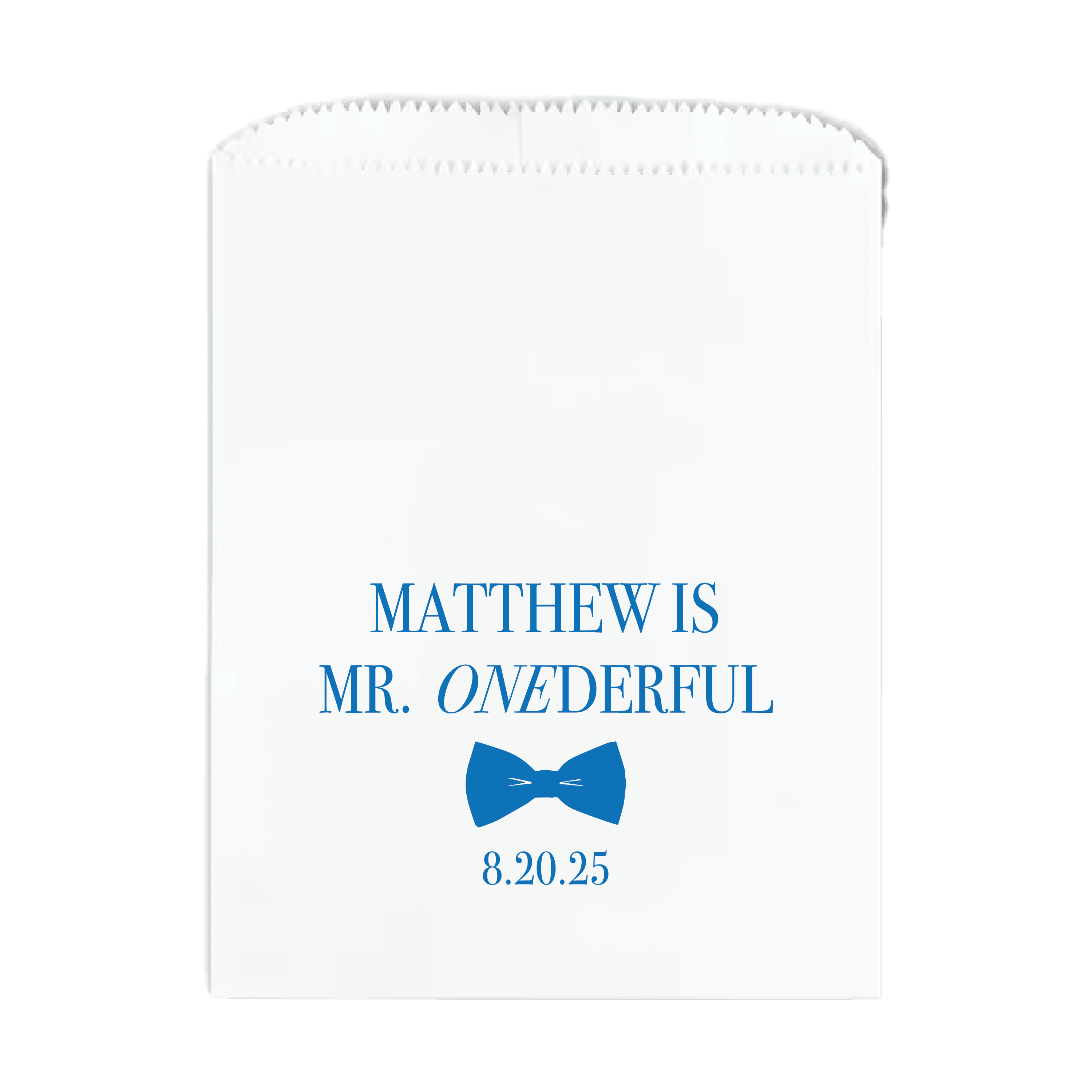 Mr ONEderful Birthday Party Favor Treat Bags