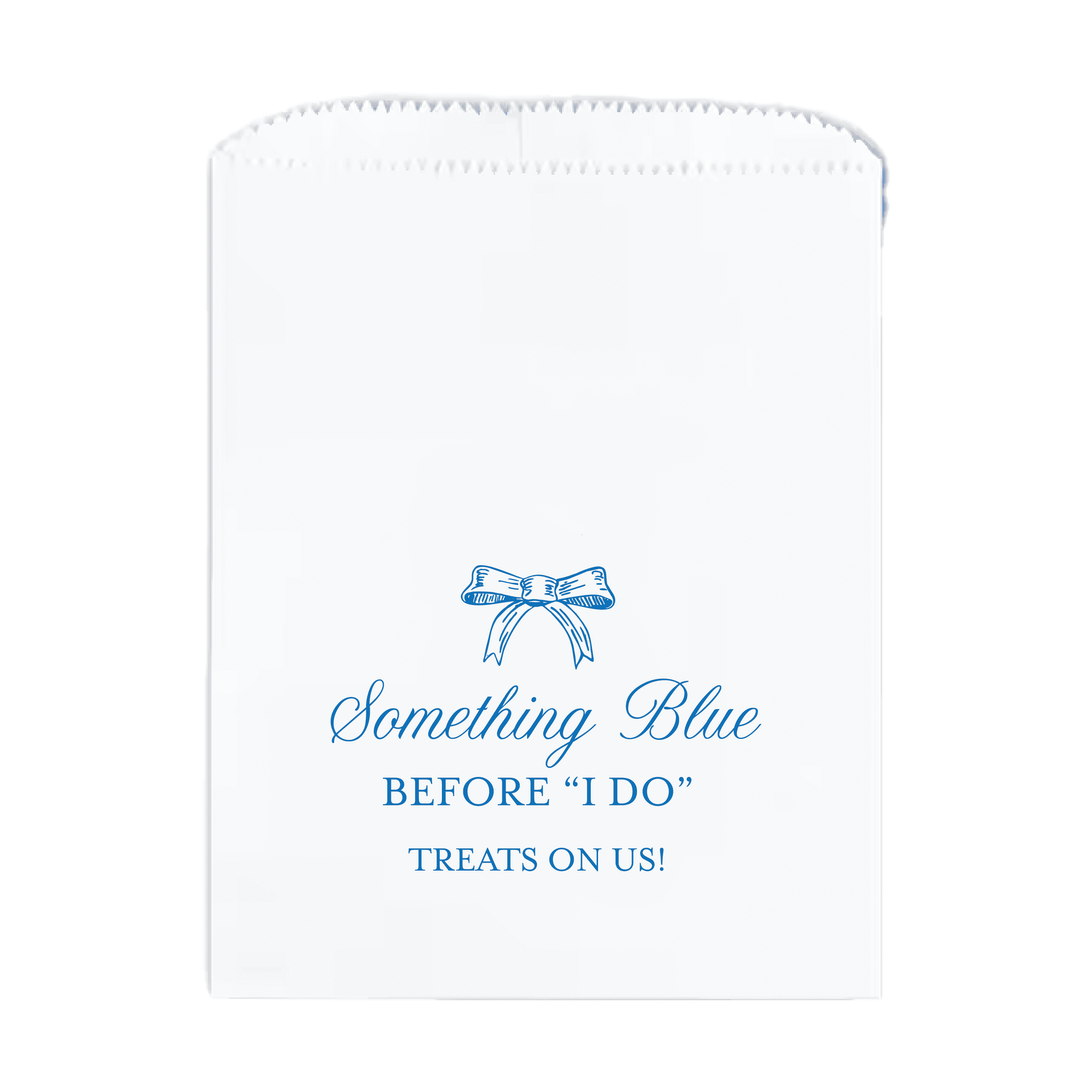 Something Blue Before I Do Bridal Shower Favor Treat Bag - Treat Bag - Full Color