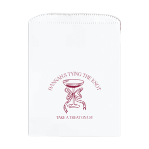 She's Tying The Knot Bridal Shower Favor Treat Bag