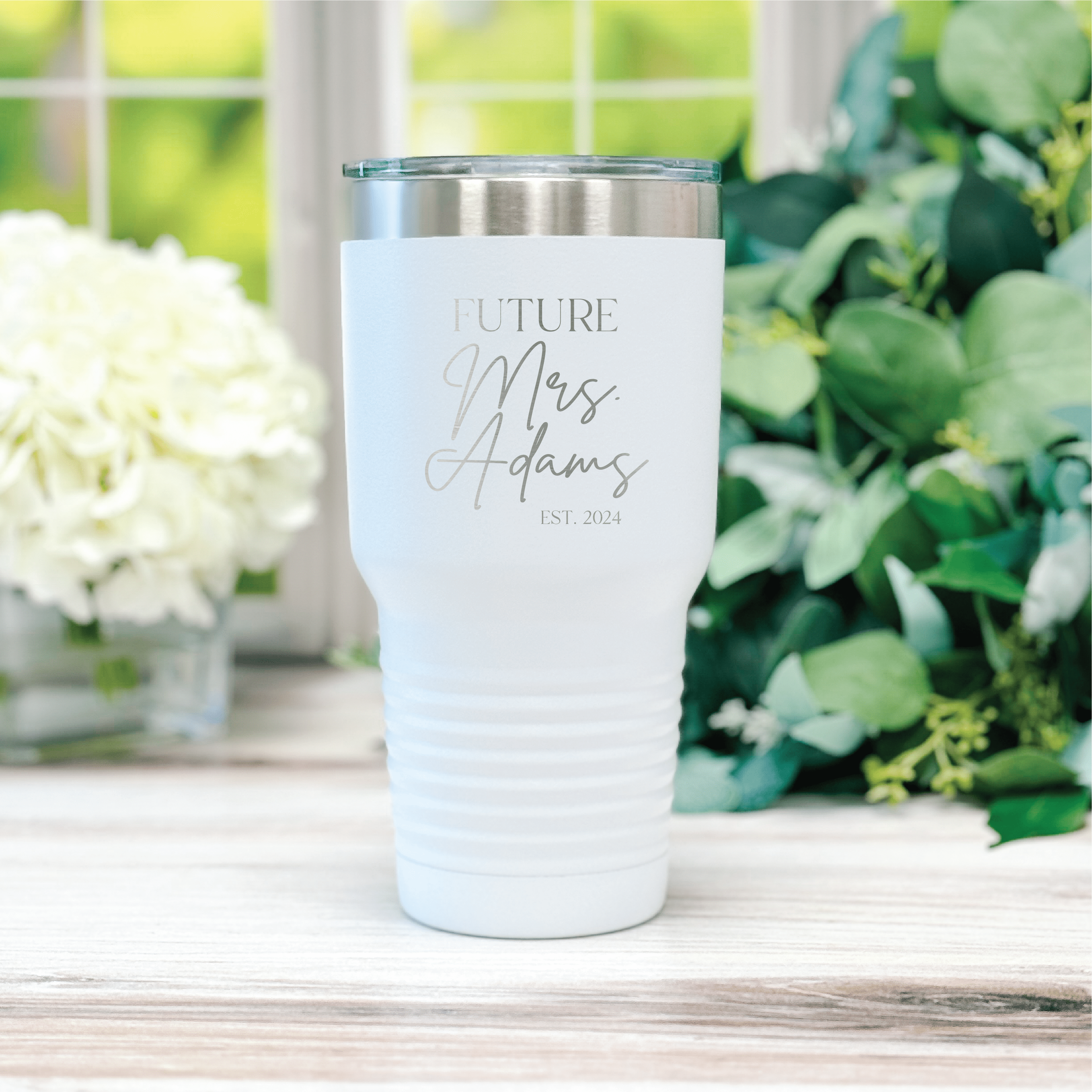 Future Mrs Tumbler Gift - Laser Engraved Travel Cup