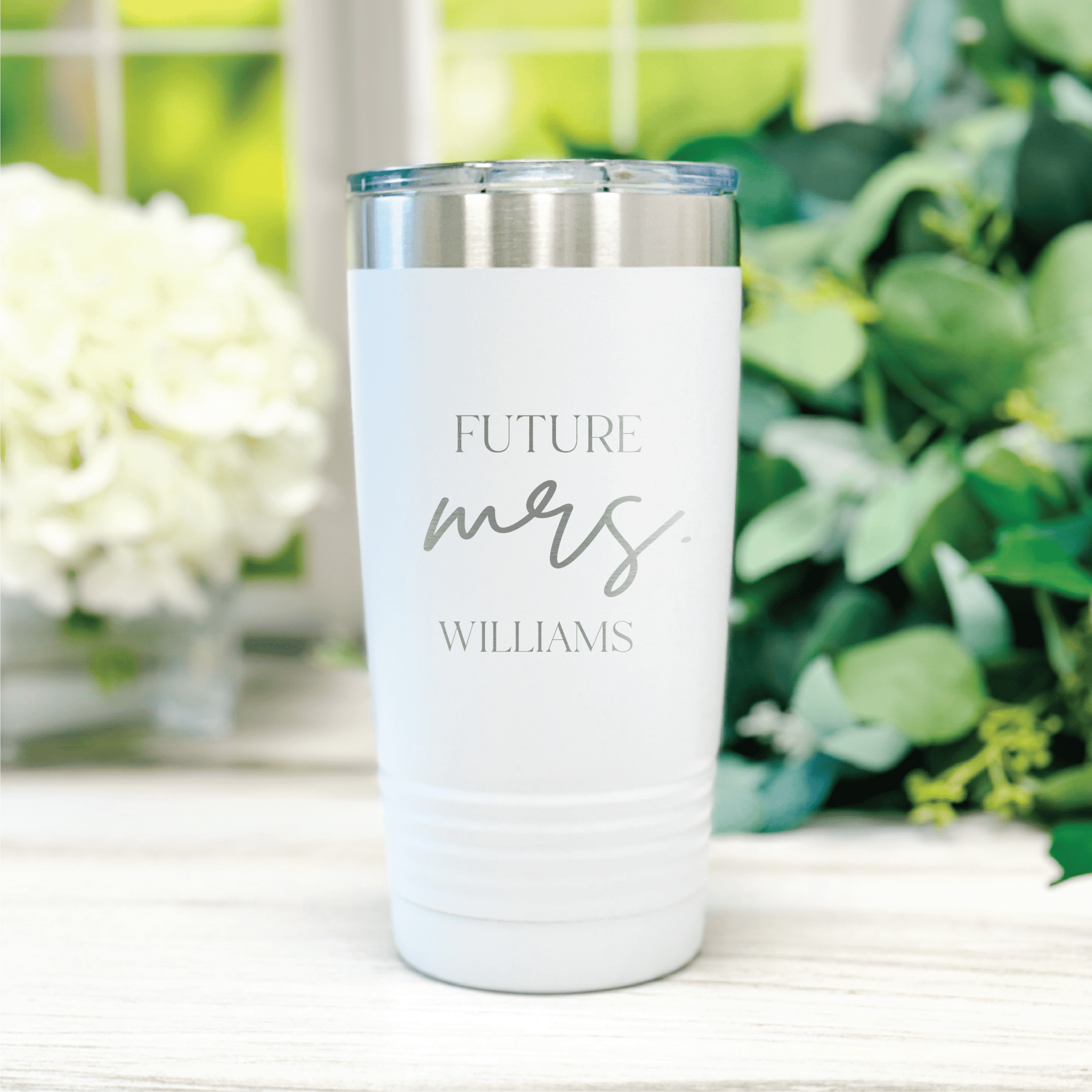 Future Mrs Tumbler Gift - Laser Engraved Travel Cup