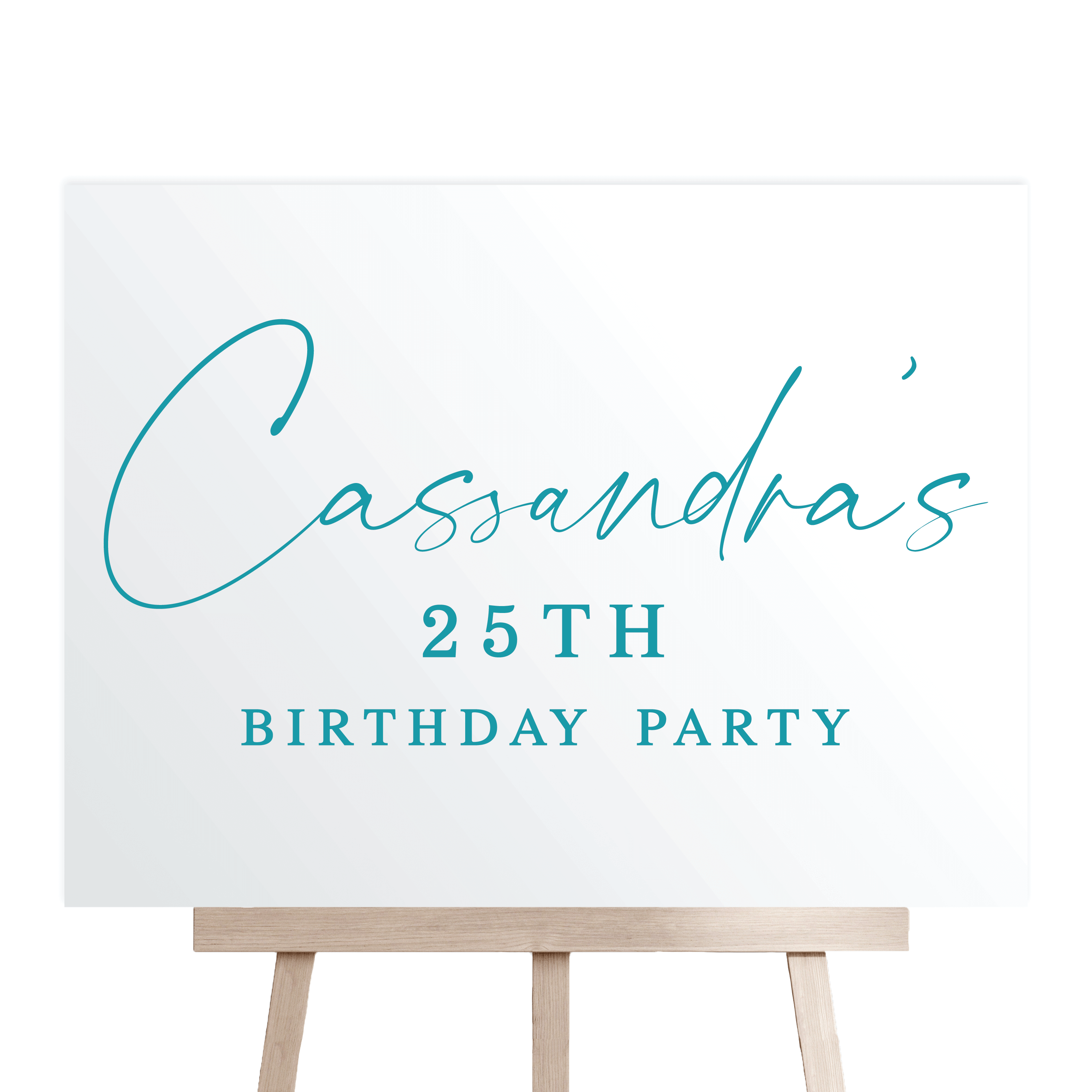 Elegant Birthday Sign