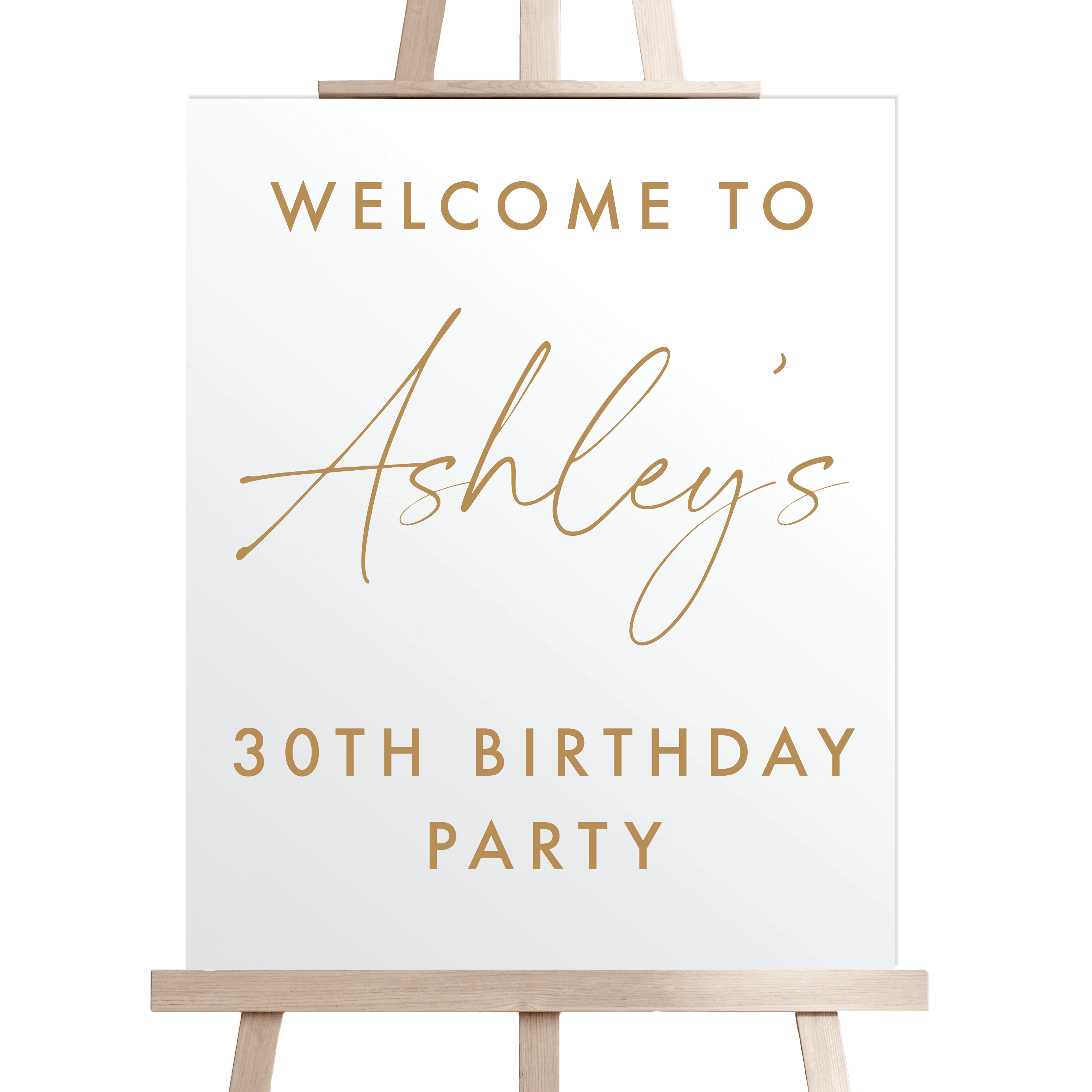 Born To Party Birthday Acrylic Sign
