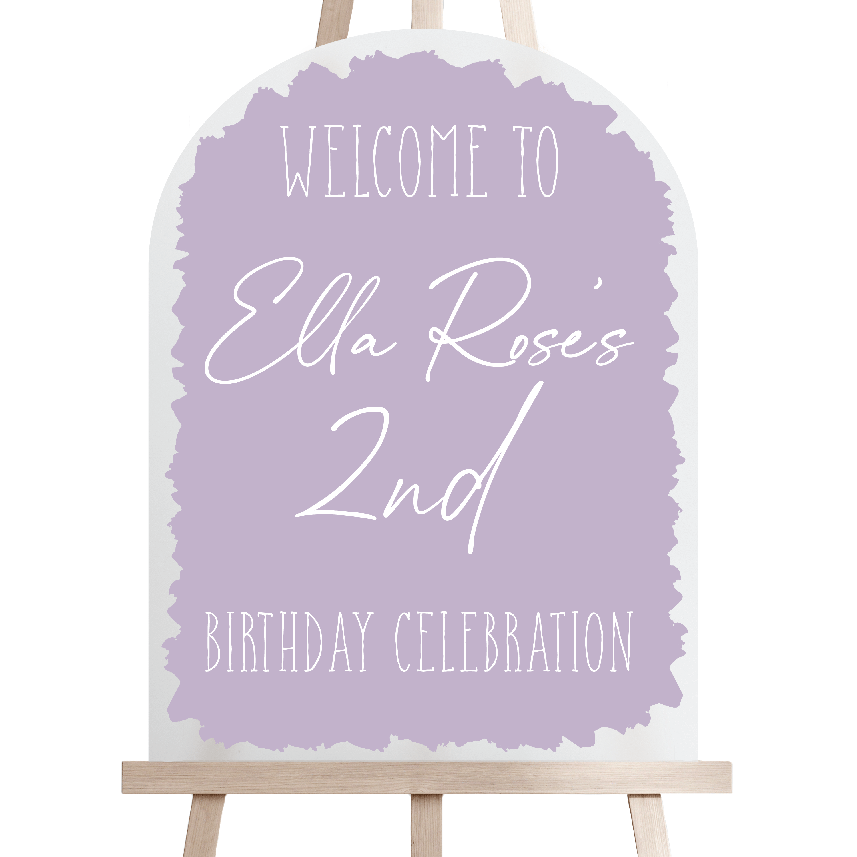 Playful Kid's Birthday Sign - Welcome Sign