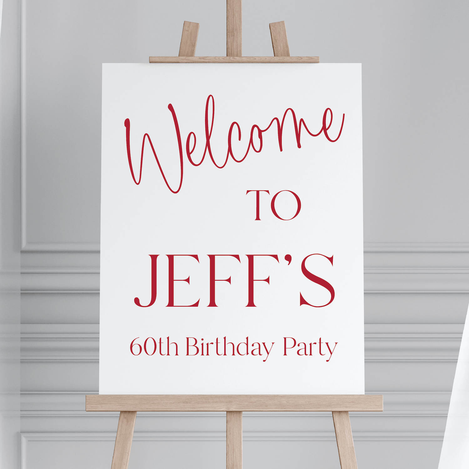 Cheers to the Years Birthday Sign