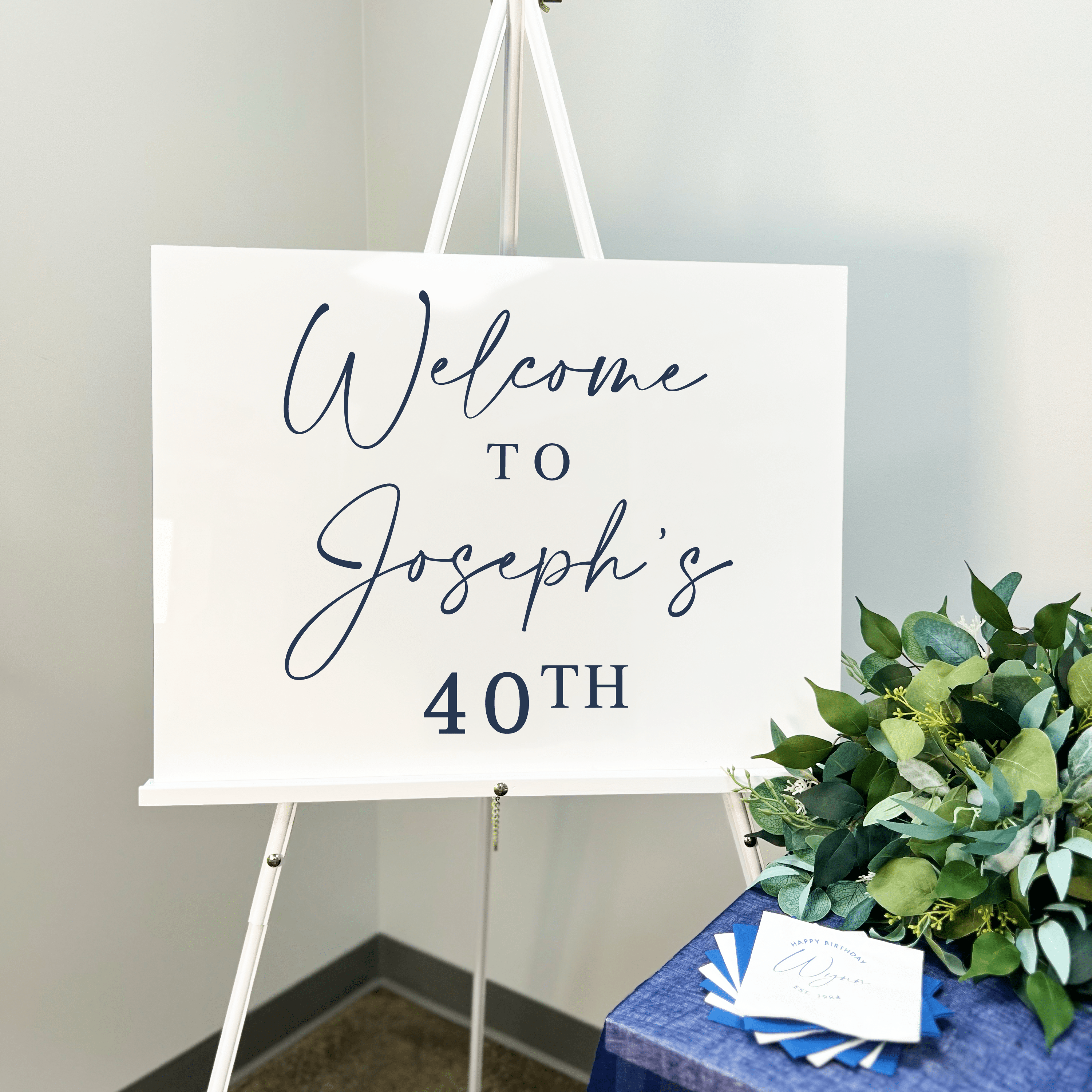 Birthday Party Welcome Sign - Welcome Sign