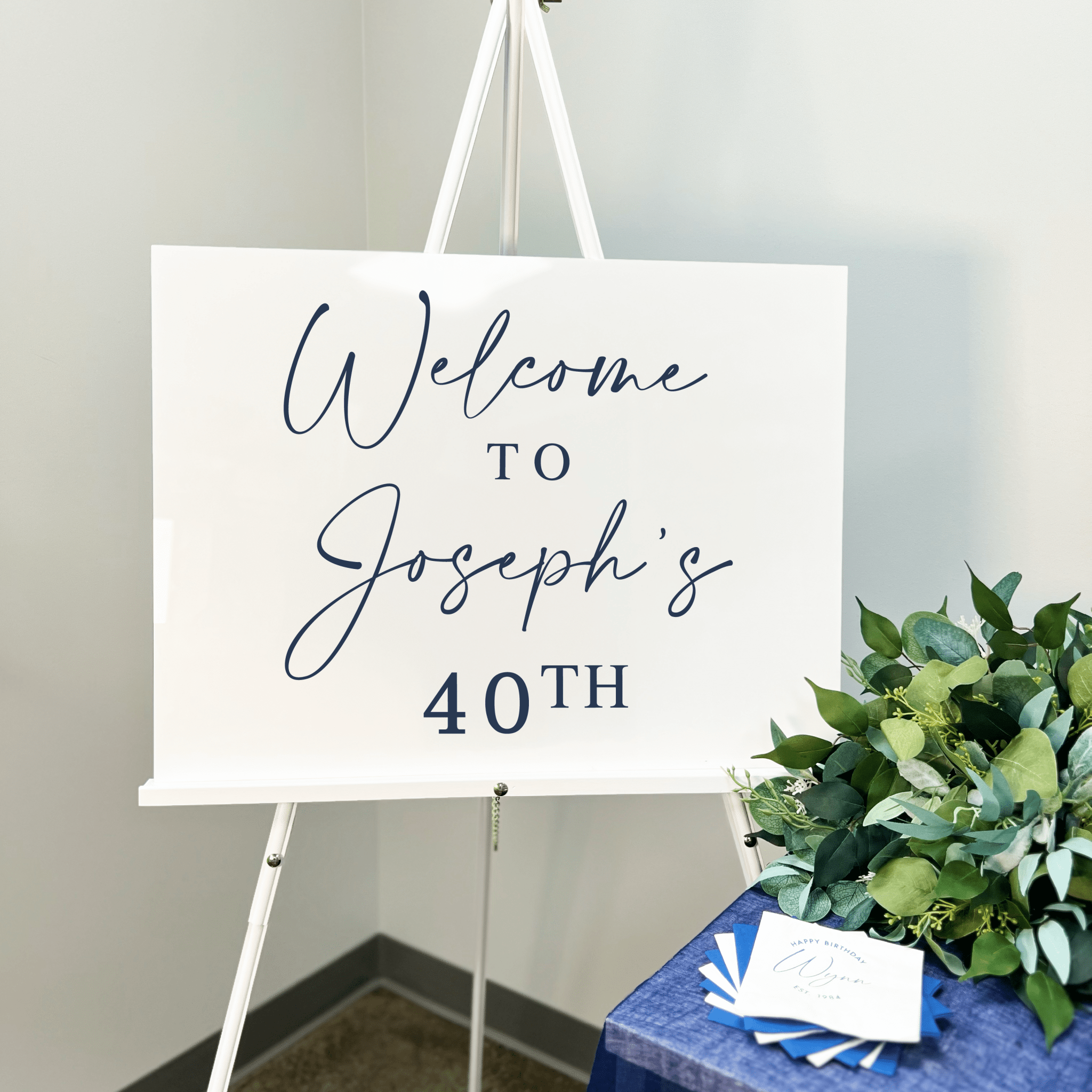 Birthday Party Welcome Sign - Welcome Sign