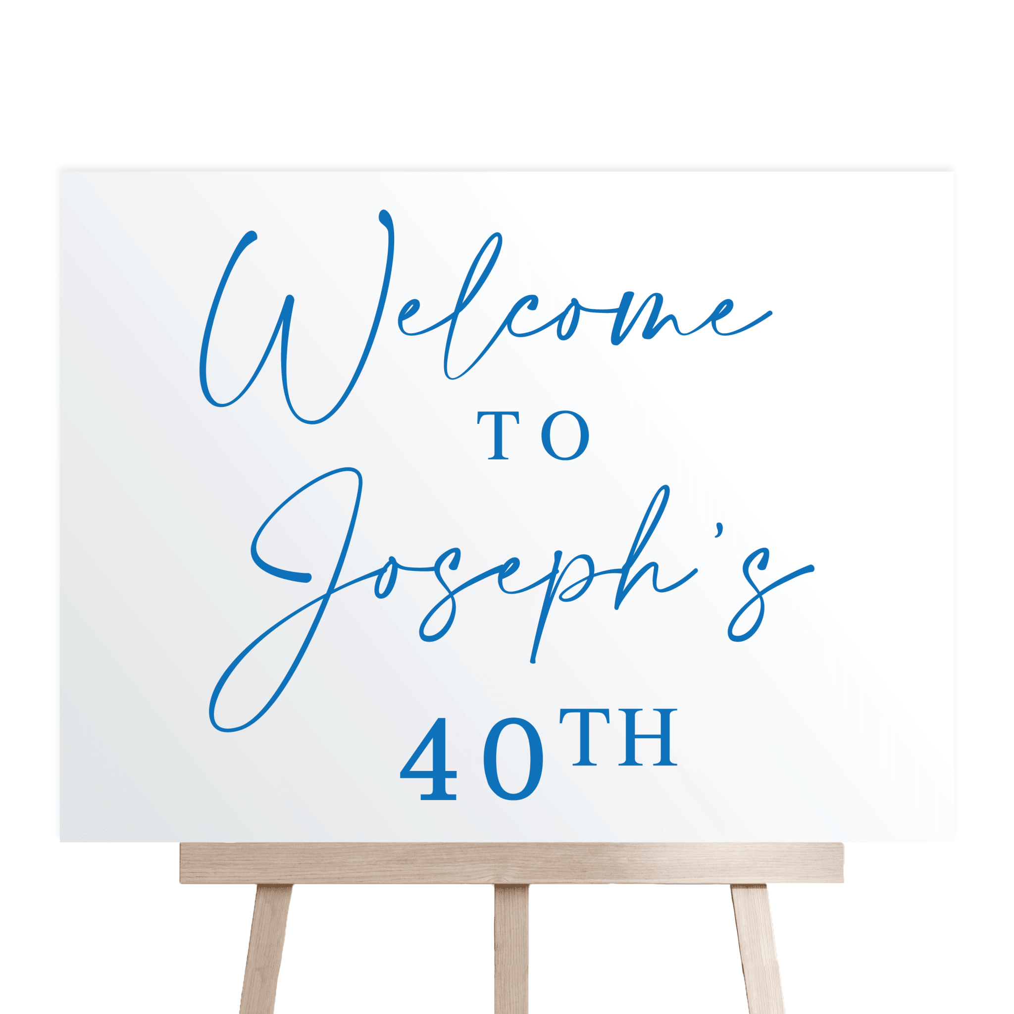 Birthday Party Welcome Sign - Welcome Sign