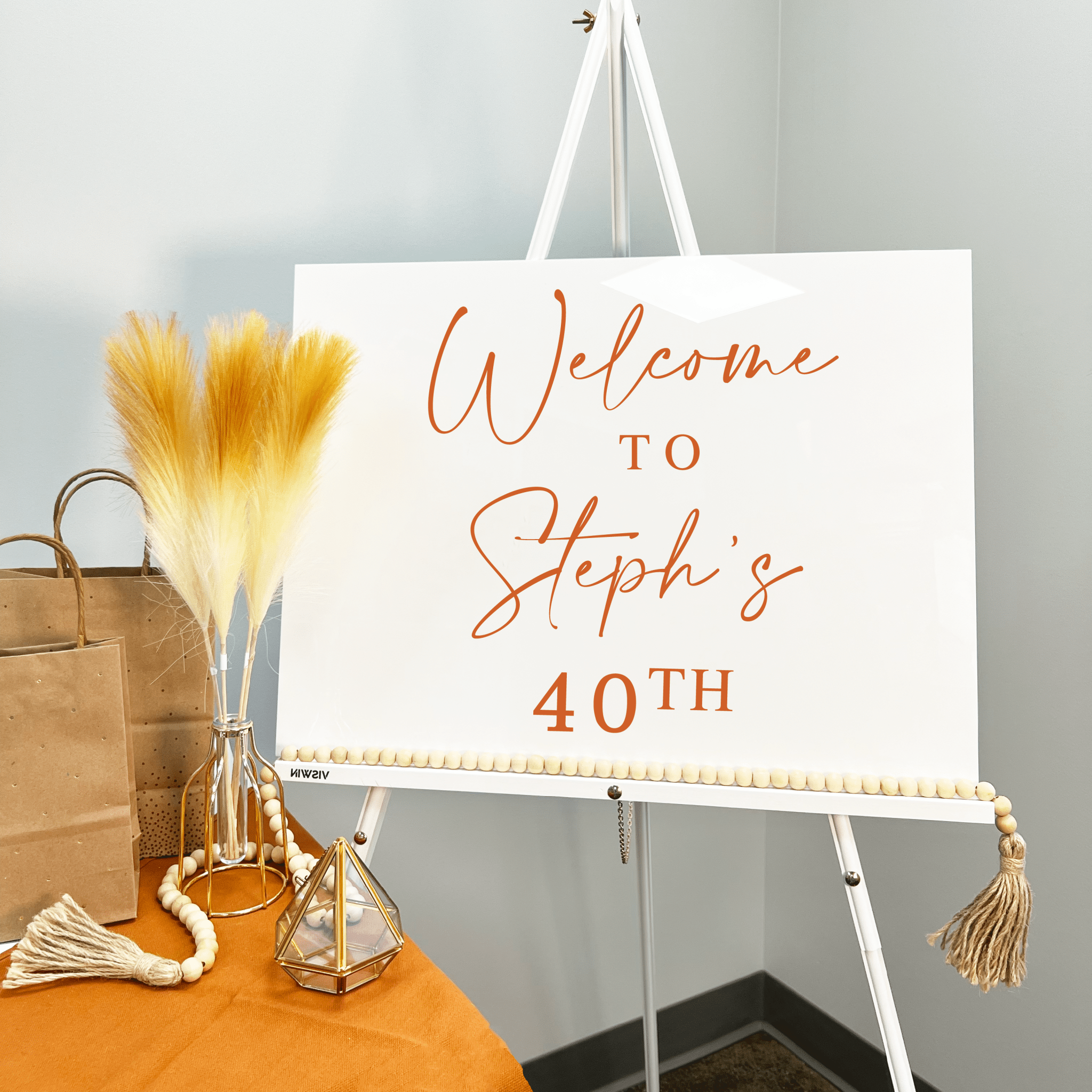 Birthday Party Welcome Sign - Welcome Sign