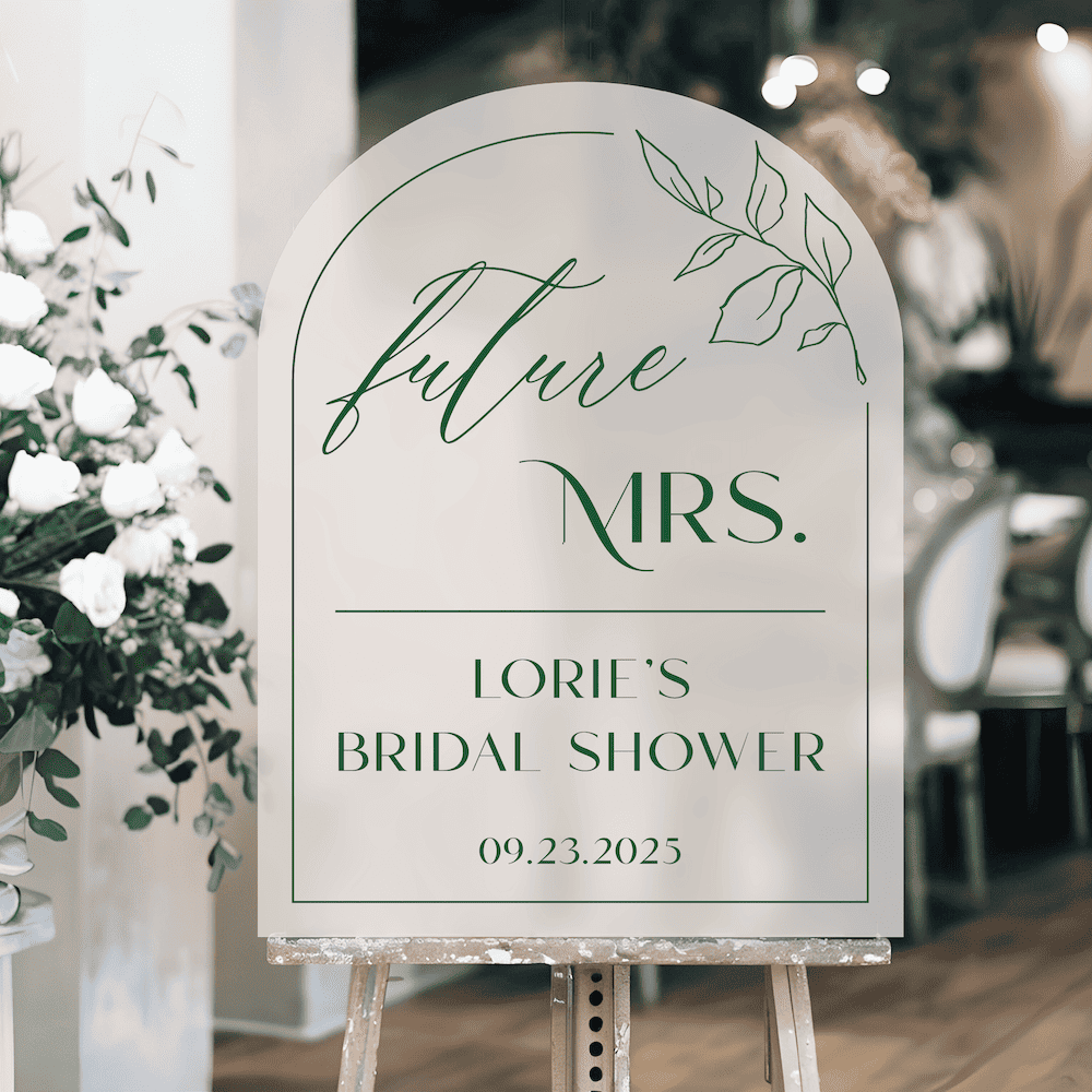 Future Mrs Bridal Shower Welcome Sign - Welcome Sign