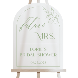 Future Mrs Bridal Shower Welcome Sign