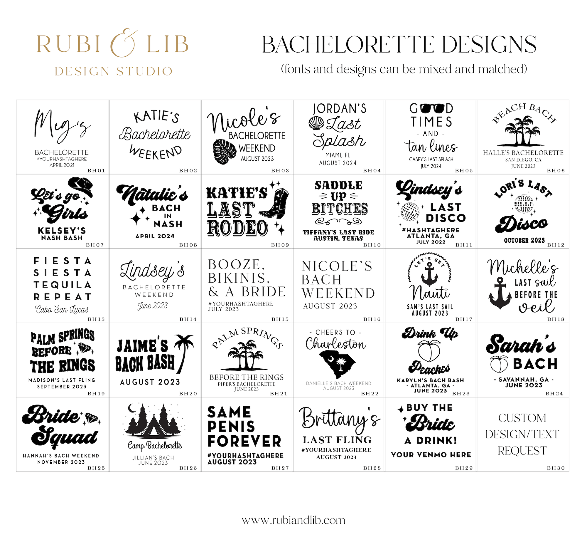 Personalized Bachelorette Stadium Cups - Cup - Stadium