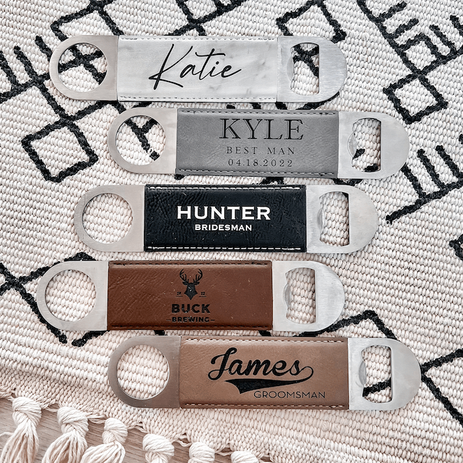 Leather Bottle Opener - Bottle Opener