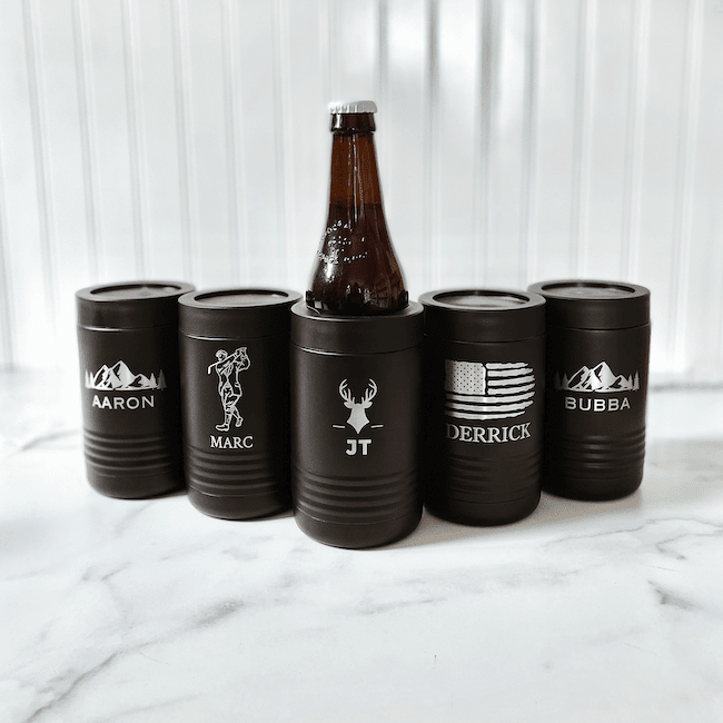 Groomsman Metal Can Cooler - Can Cooler - Metal