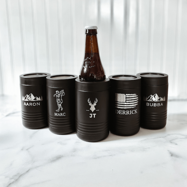 Groomsman Metal Can Cooler - Can Cooler - Metal