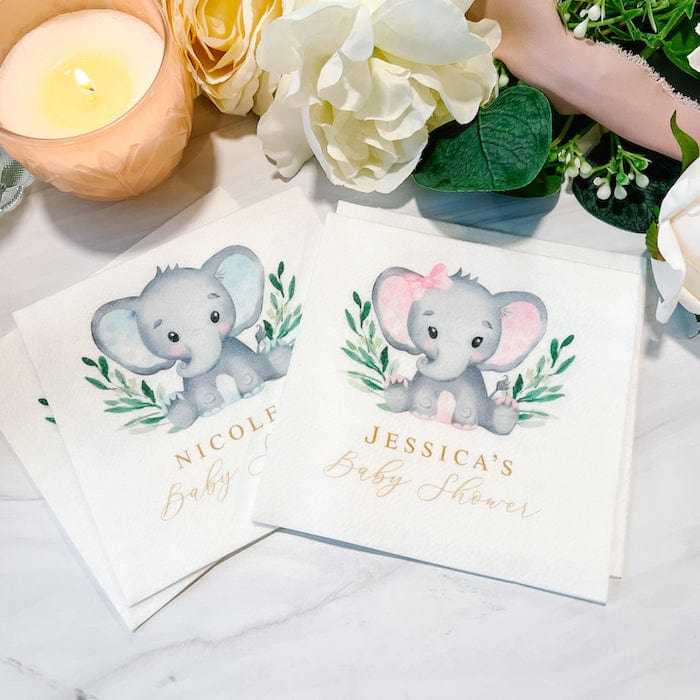 Baby Shower Full Color Napkins - Napkins - Full Color