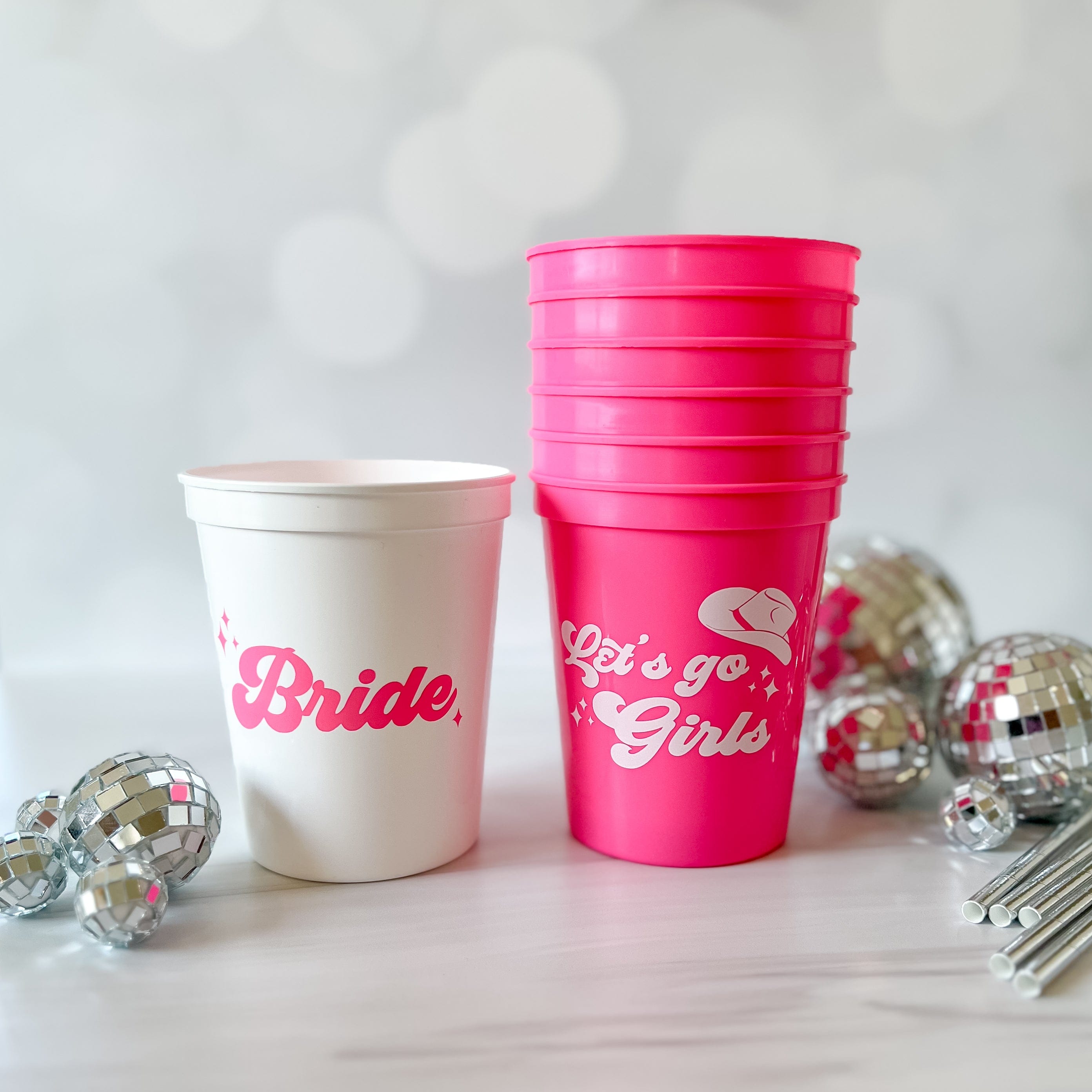 Let's Go Girls Bachelorette Cups - Quick Ship