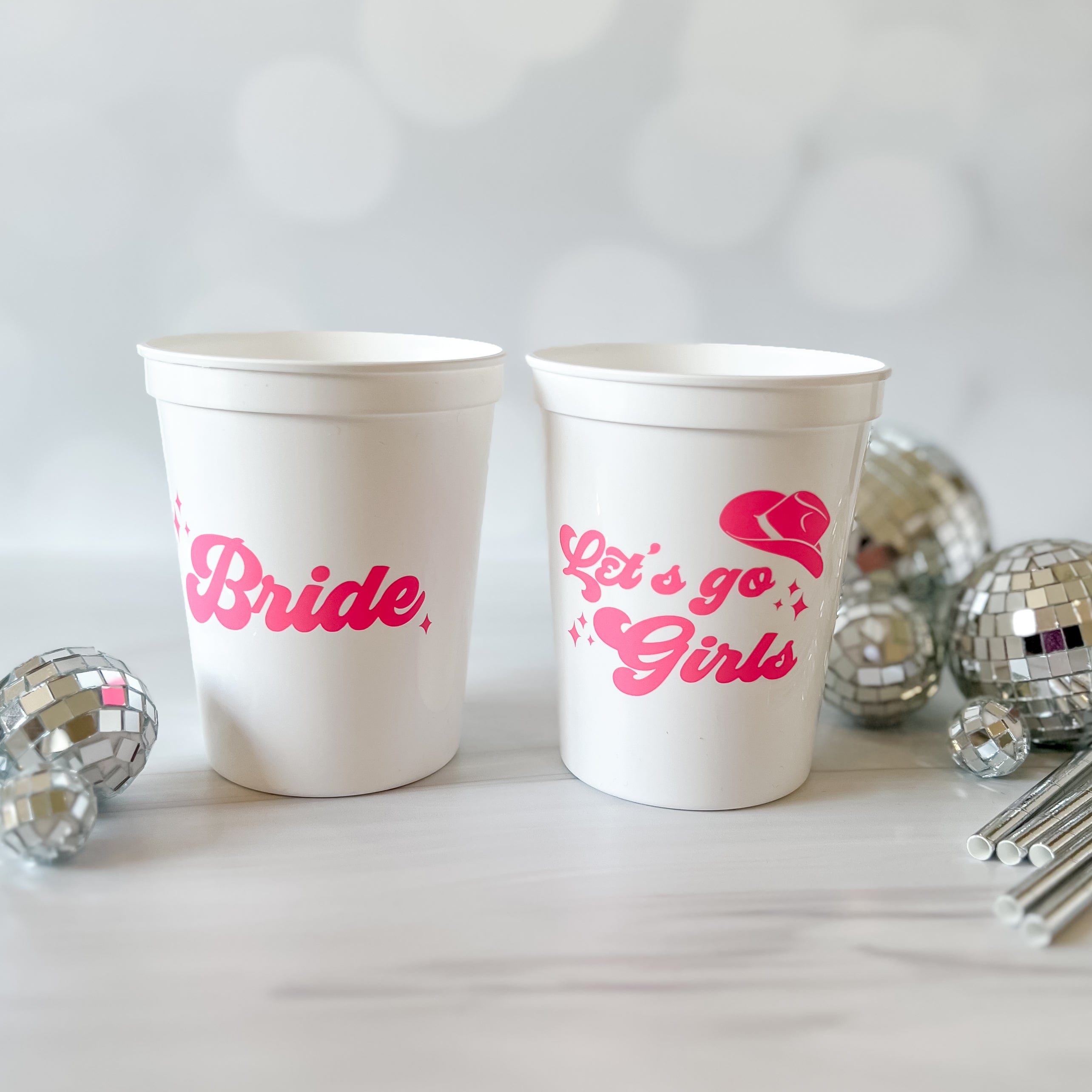 Let's Go Girls Bachelorette Cups - Quick Ship