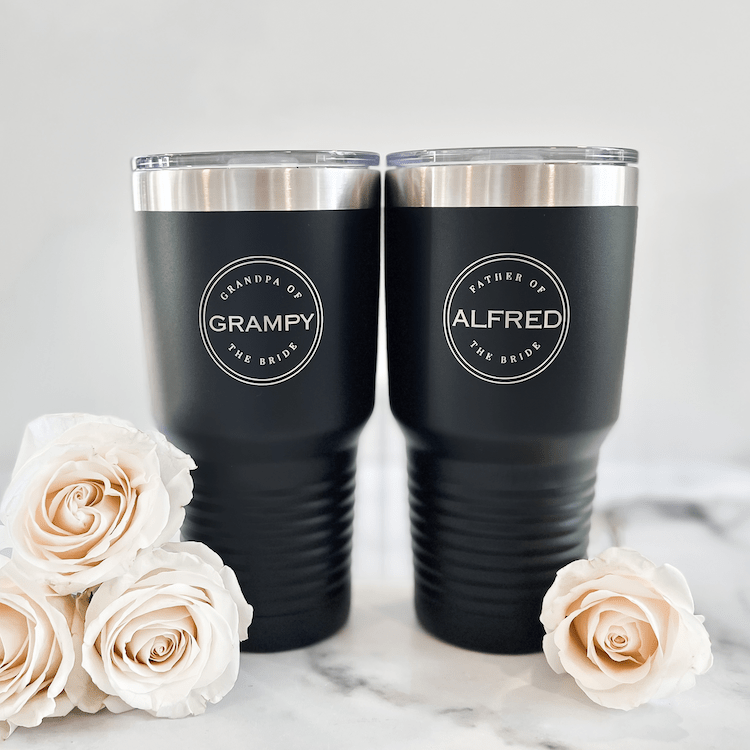 Father of the Bride Tumbler - Laser Engraved Travel Cup