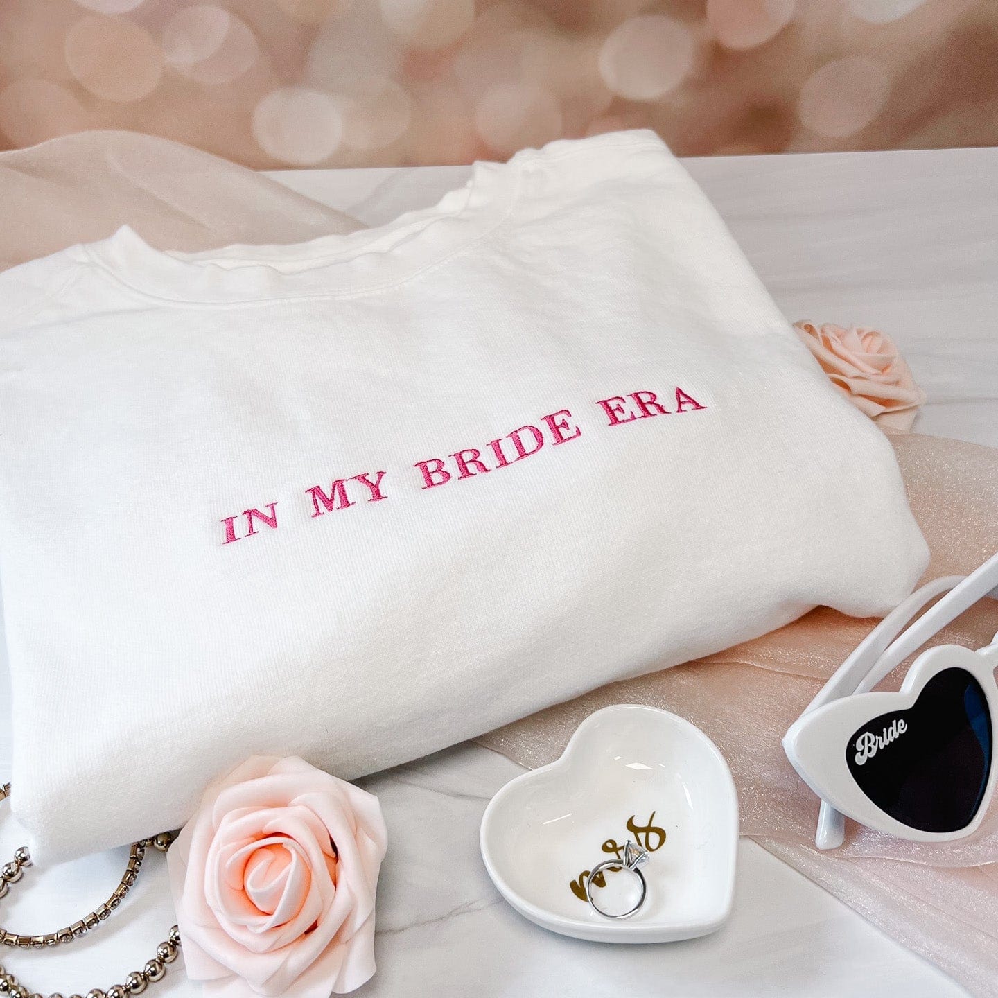In My Bride Era Sweatshirt - Sweatshirt - Embroidery