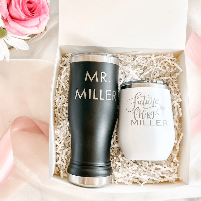 Future Mrs Customized Tumbler - Laser Engraved Travel Cup