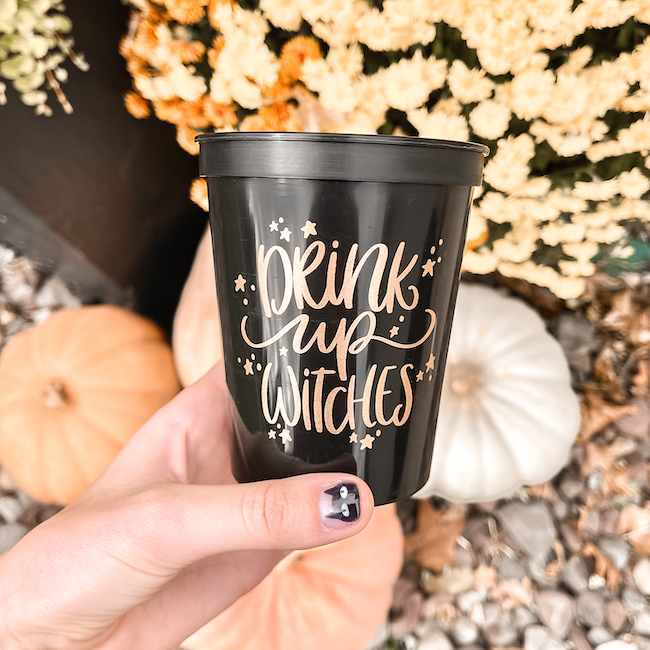 Drink Up Witches Halloween Stadium Cups