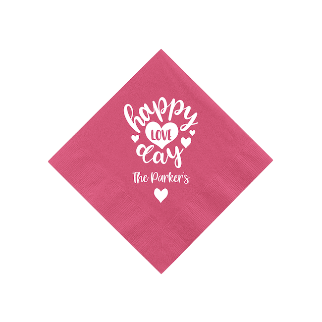 Holiday Personalized Napkins - Napkins - Foil Stamped