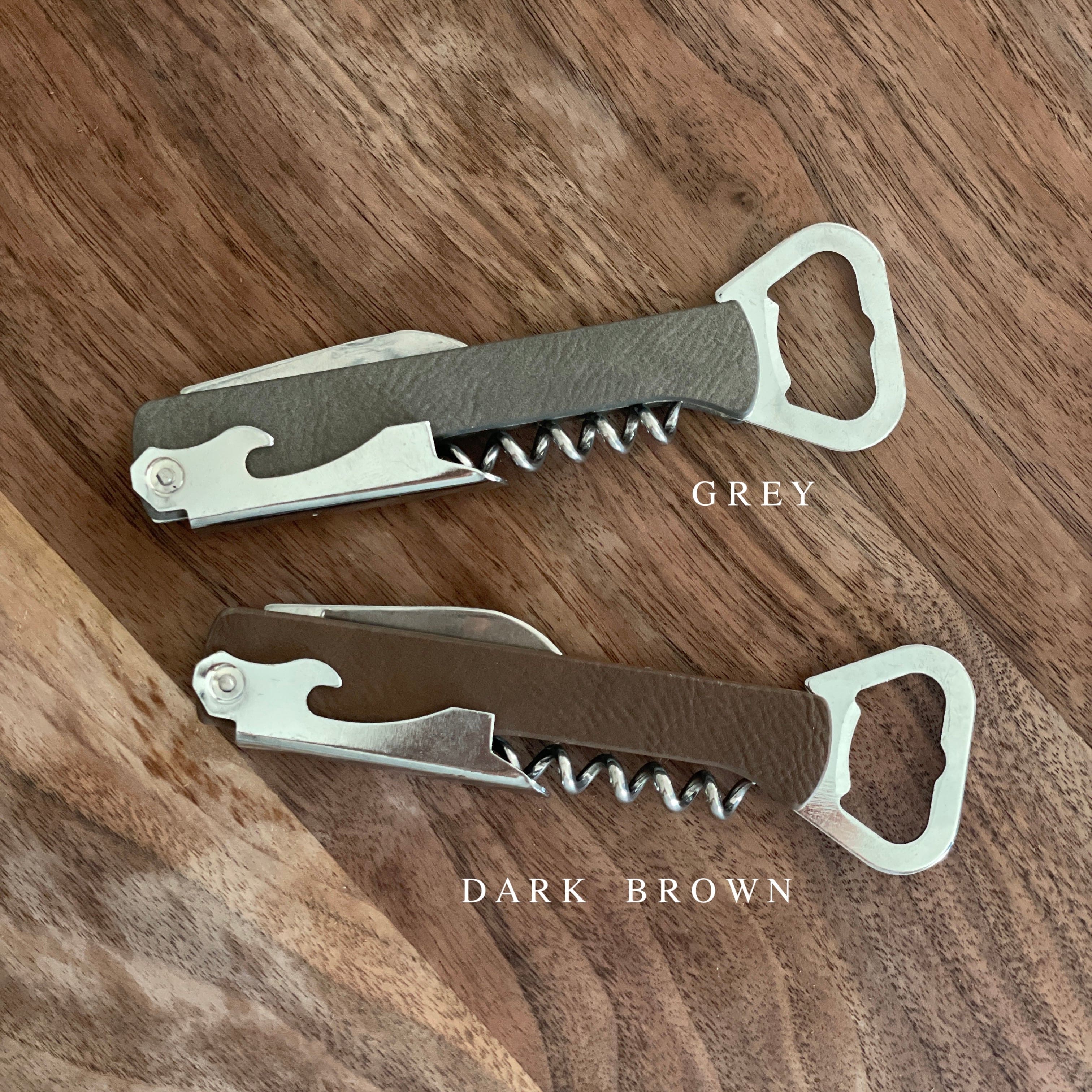 Wedding Favors Leather Corkscrew - Bottle Opener