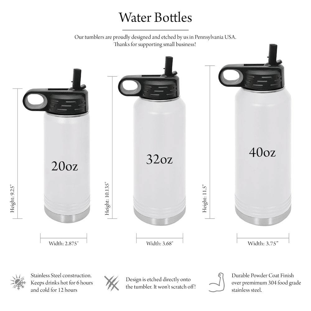 Personalized Groomsmen Water Bottle - Water Bottle