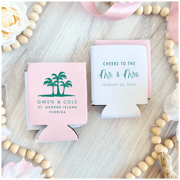 Destination Wedding Can Cooler - Can Cooler