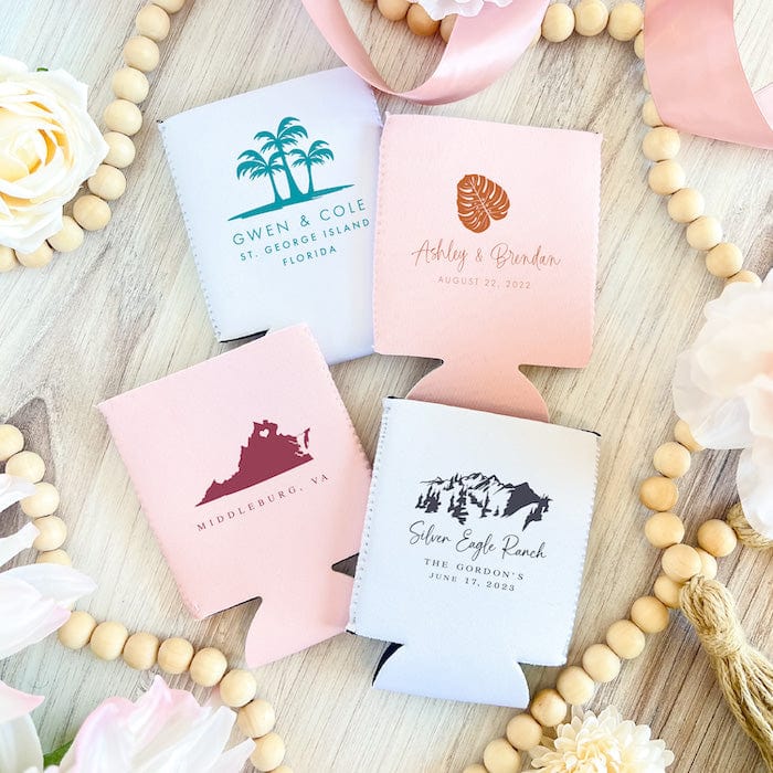 Destination Wedding Can Cooler - Can Cooler