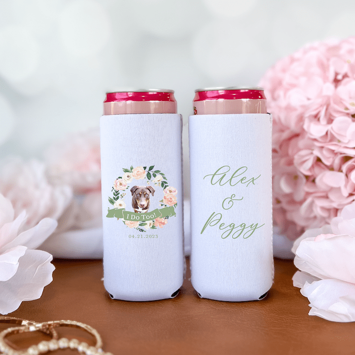 Dog Bar Full Color Slim Beer Can Cooler - Can Cooler - Full Color Slim