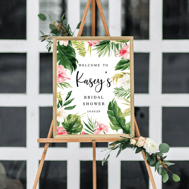 Bridal Shower Welcome Print - Sign