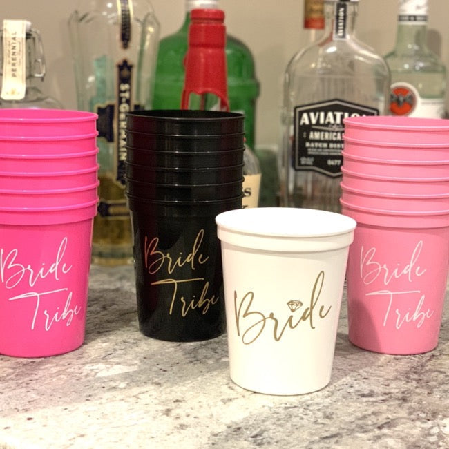 Bride Tribe Bachelorette Tumbler Cups